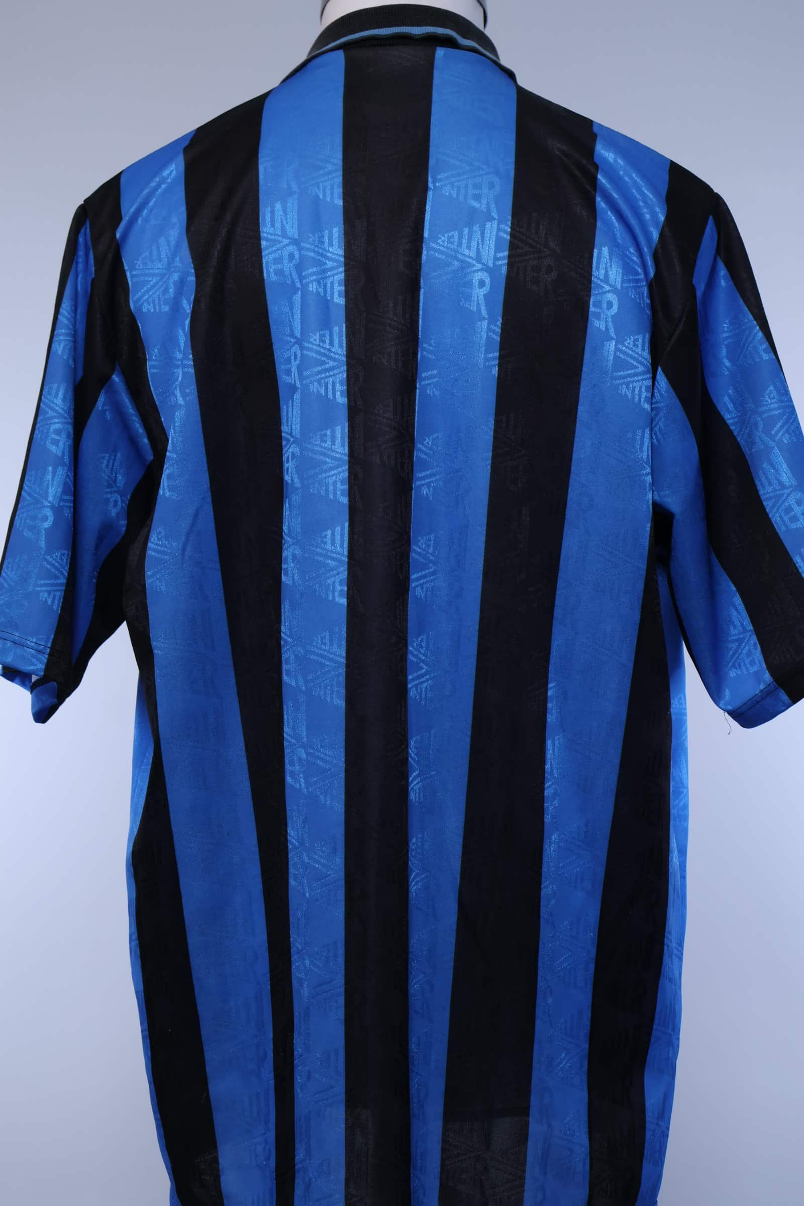 Inter Milan 1991/92 Home Shirt - XL Authenic Original Football Shirt