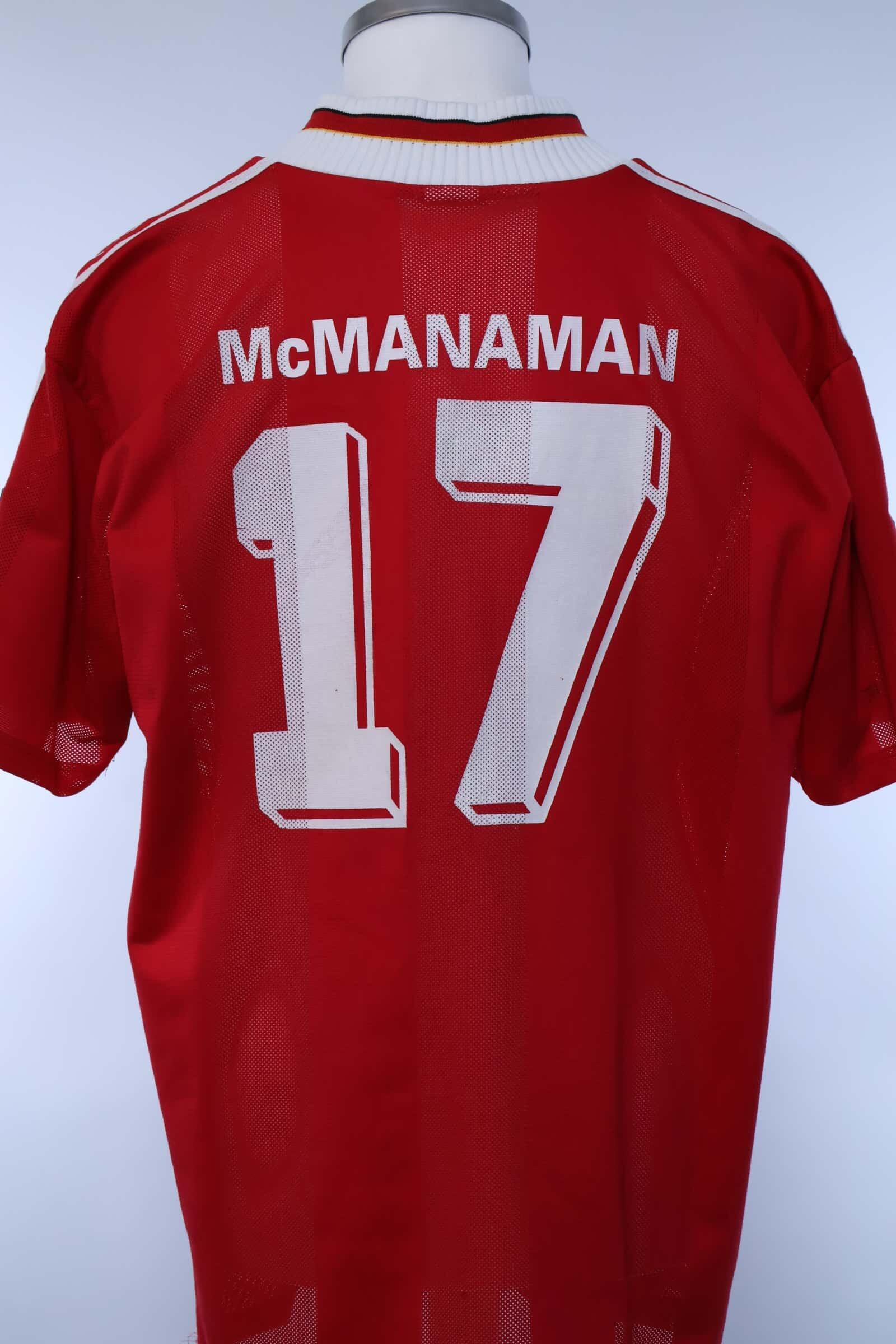 Liverpool F.C 1995/96 Mcmanaman #17 Home Shirt - XLAuthentic Original Football Shirt
