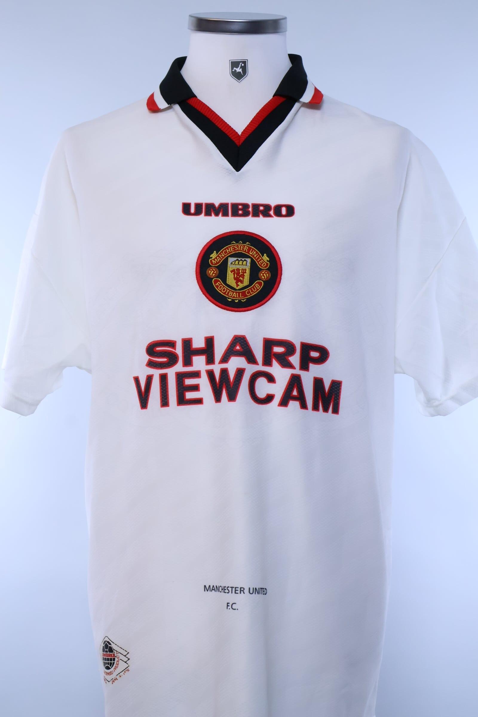 Manchester United 1996/97 Cantona #7 Away Shirt - L Authenic Original Football Shirt