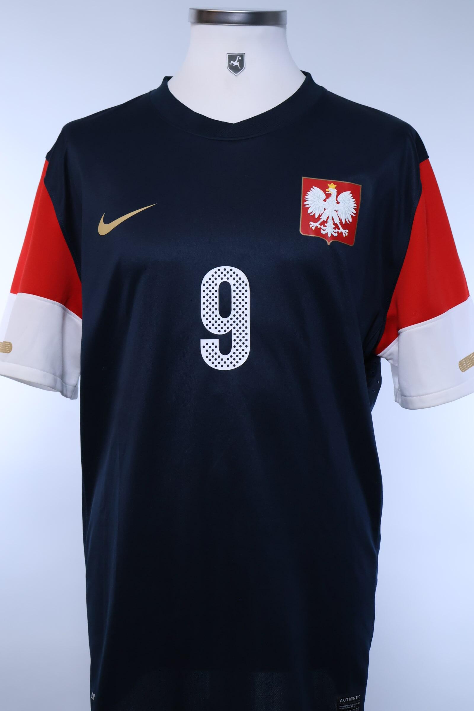 Poland 2010/12 Lewandowski #9 Home Shirt - Player Issue - XL Authenic Original Football Shirt