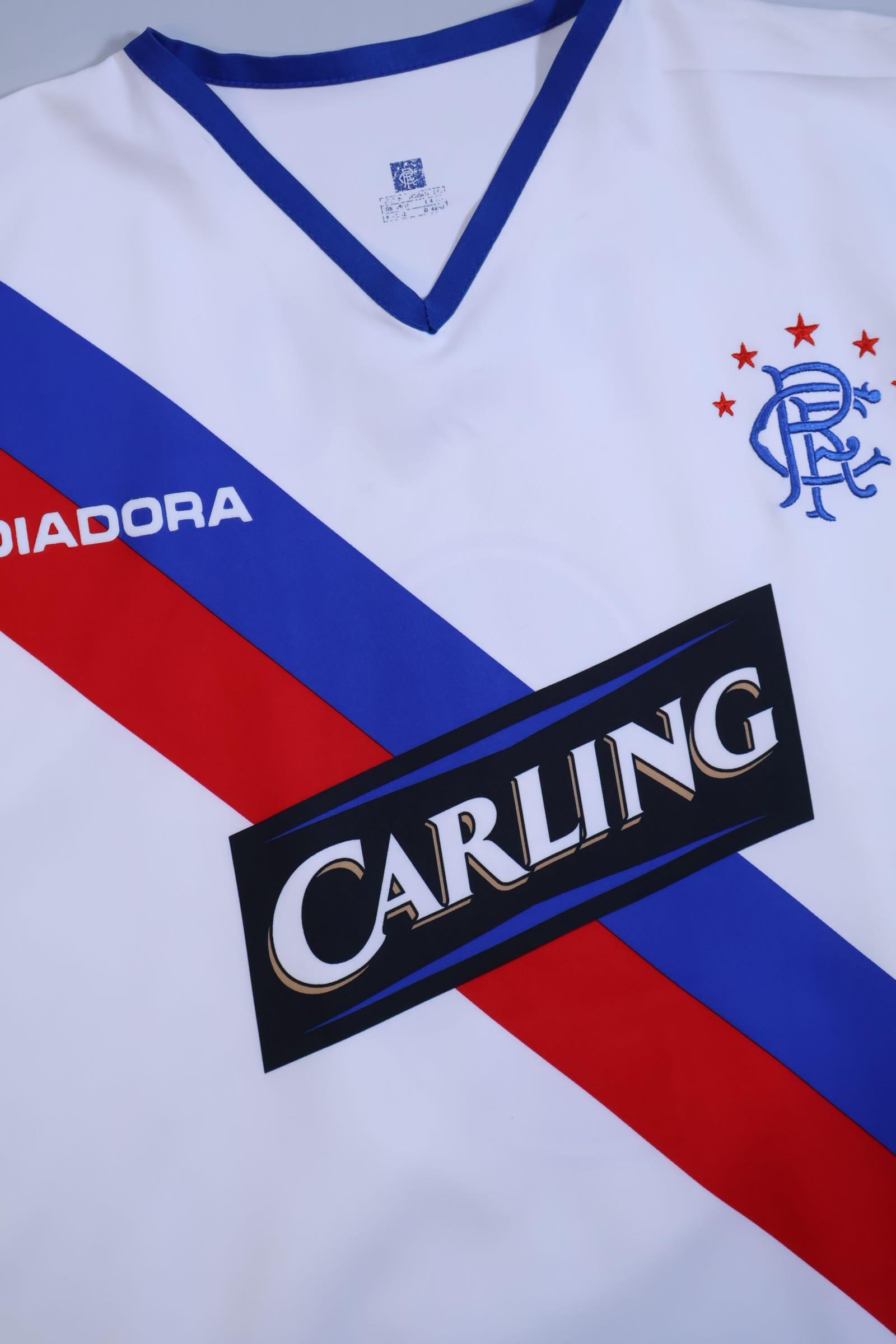 Rangers FC 2004/05 Prso #9 Away Shirt - L Authenic Original Football Shirt