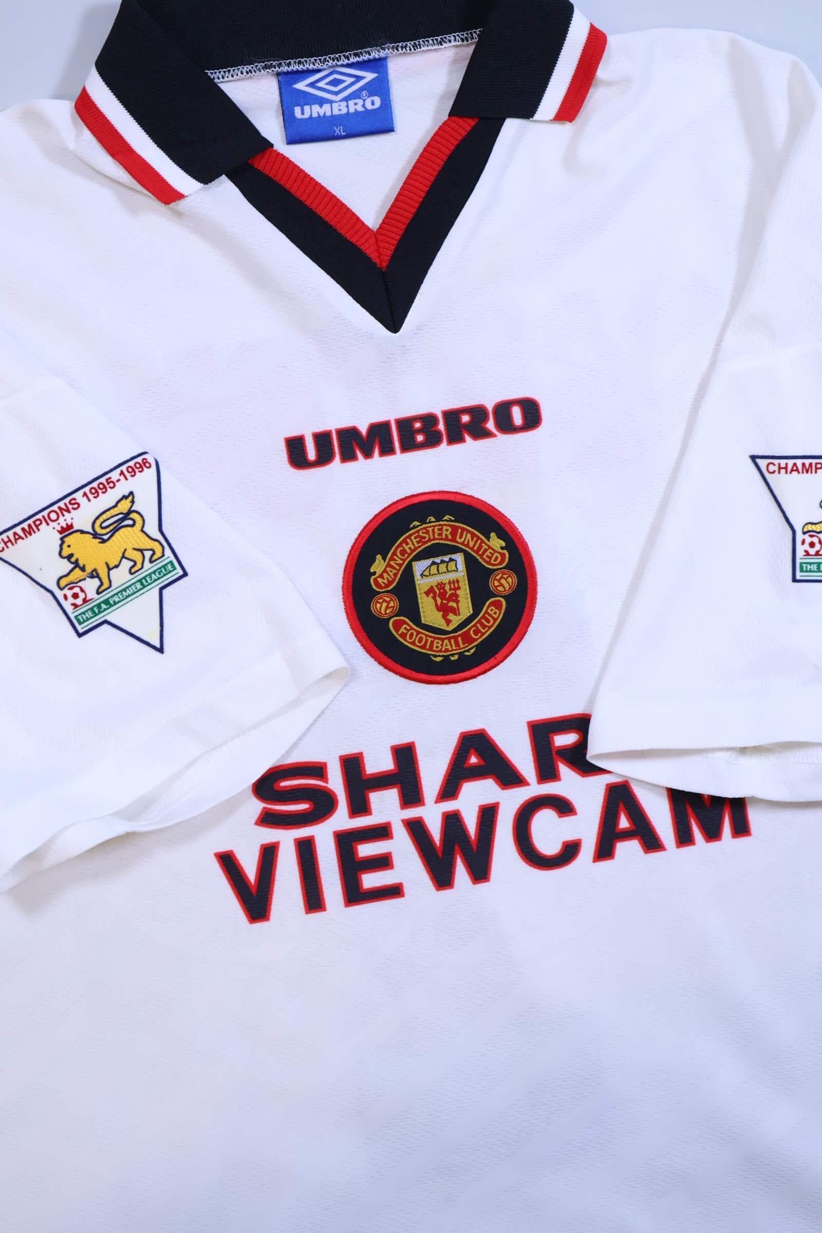 Manchester United 1996/97 Cantona #7 Away Shirt - XL Authenic Original Football Shirt