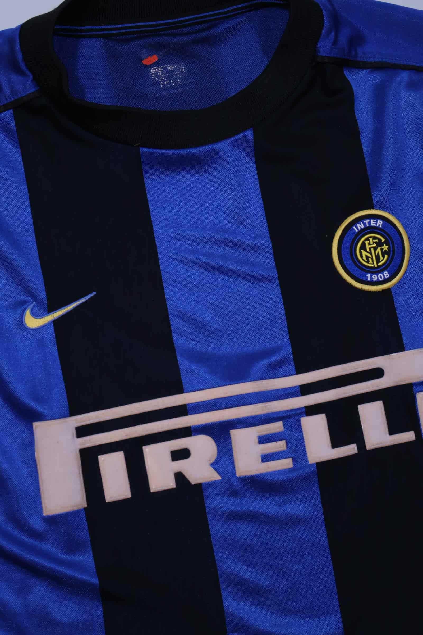 Inter Milan 2003/04 Home Shirt - XL Authenic Original Football Shirt