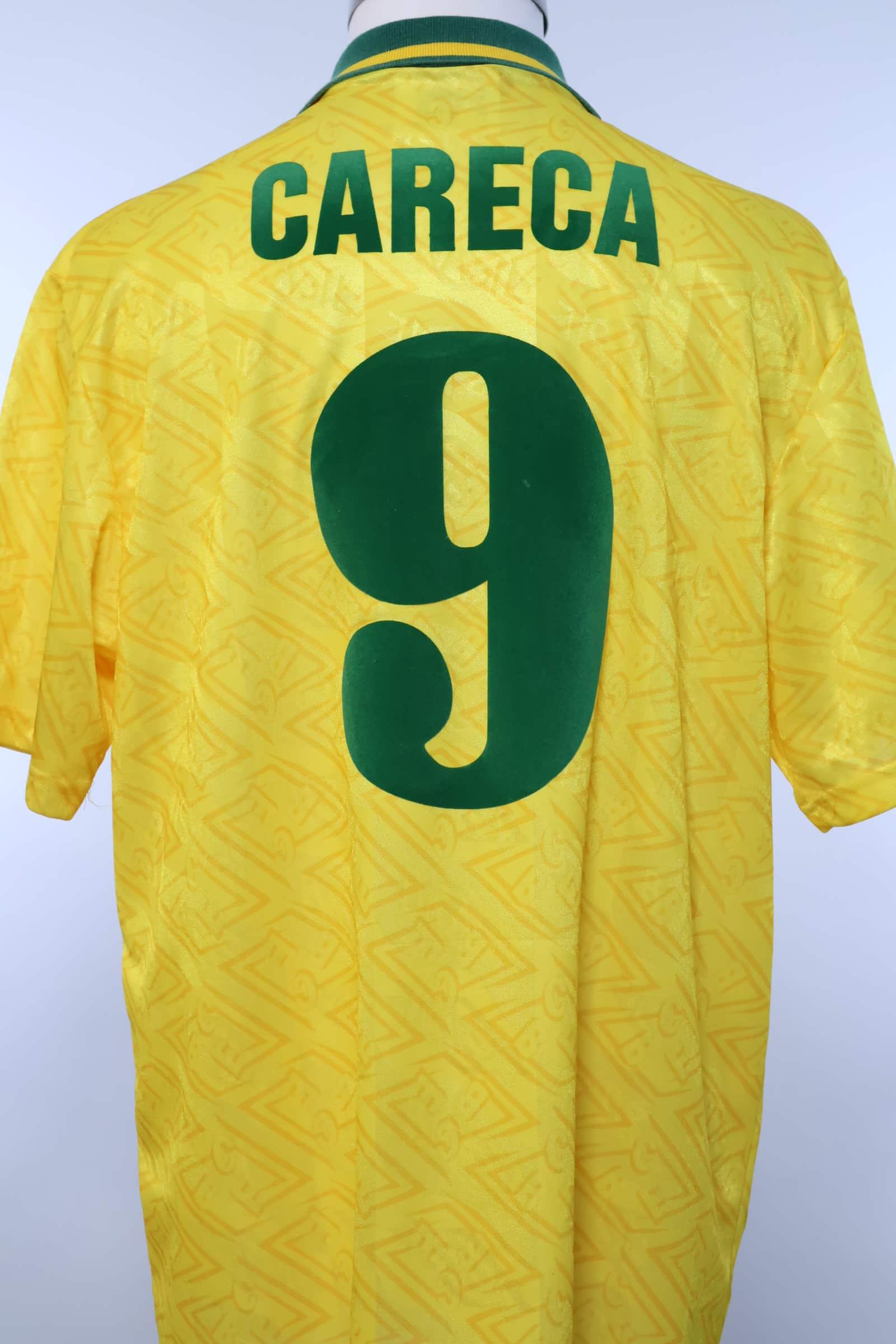 Brazil 1991/93 Careca #9 Home Shirt - XL Authenic Original Football Shirt