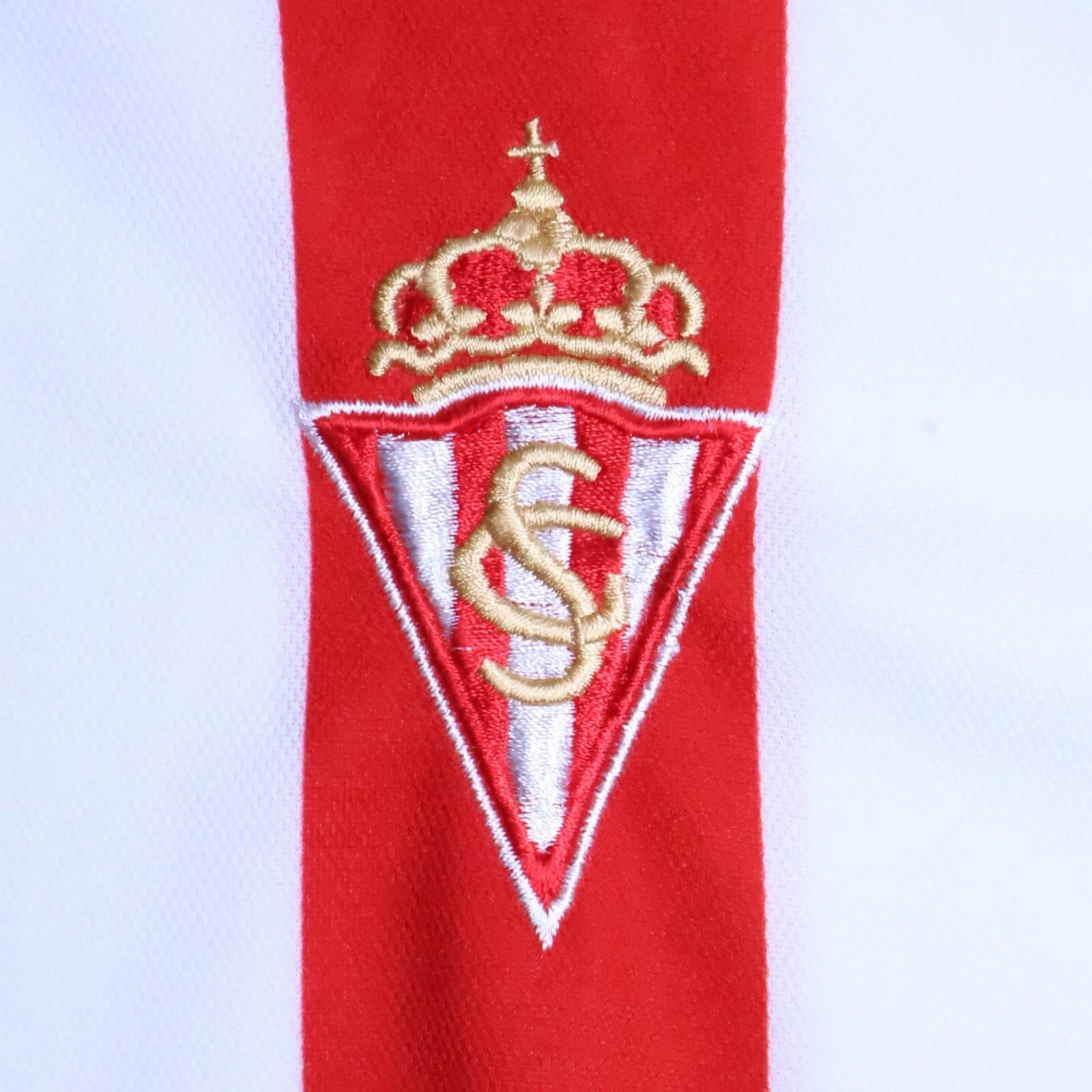 sporting gijon vintage football shirt