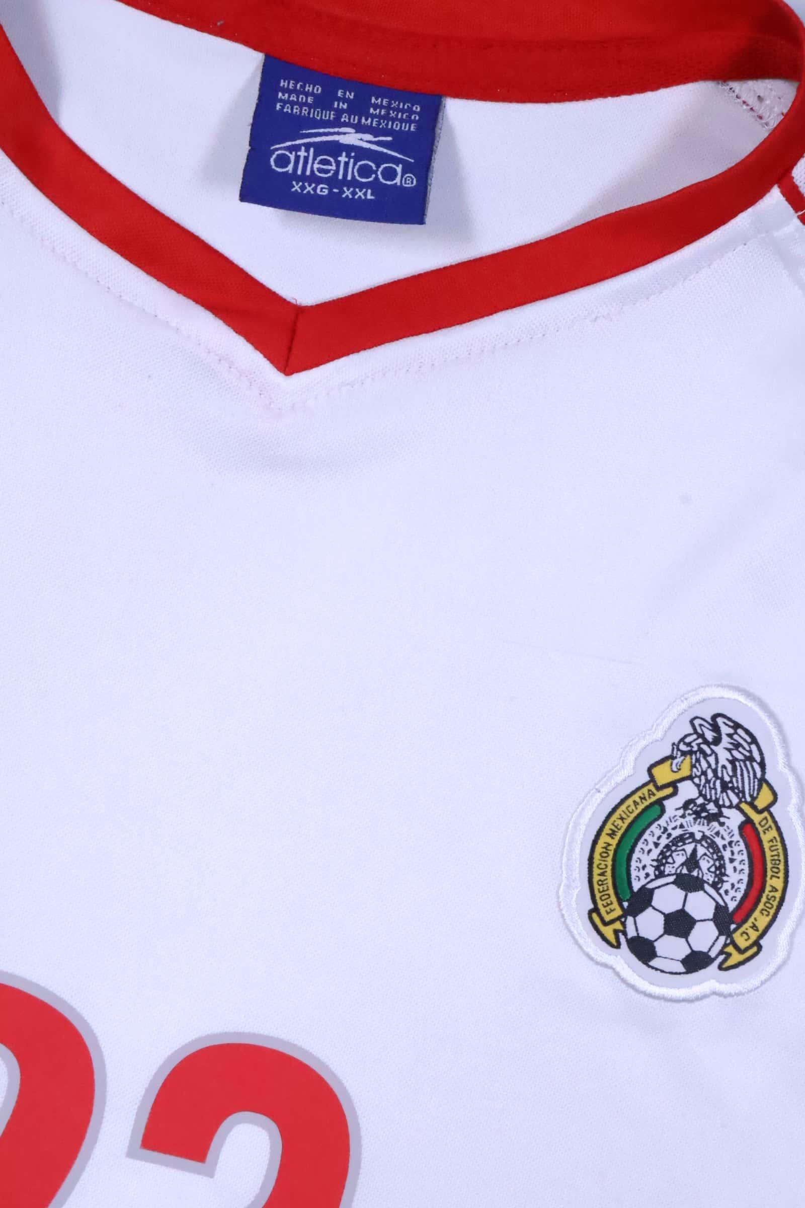 Mexico 2002/03 J. Campos #23 World Cup Away - XXL Authenic Original Football Shirt
