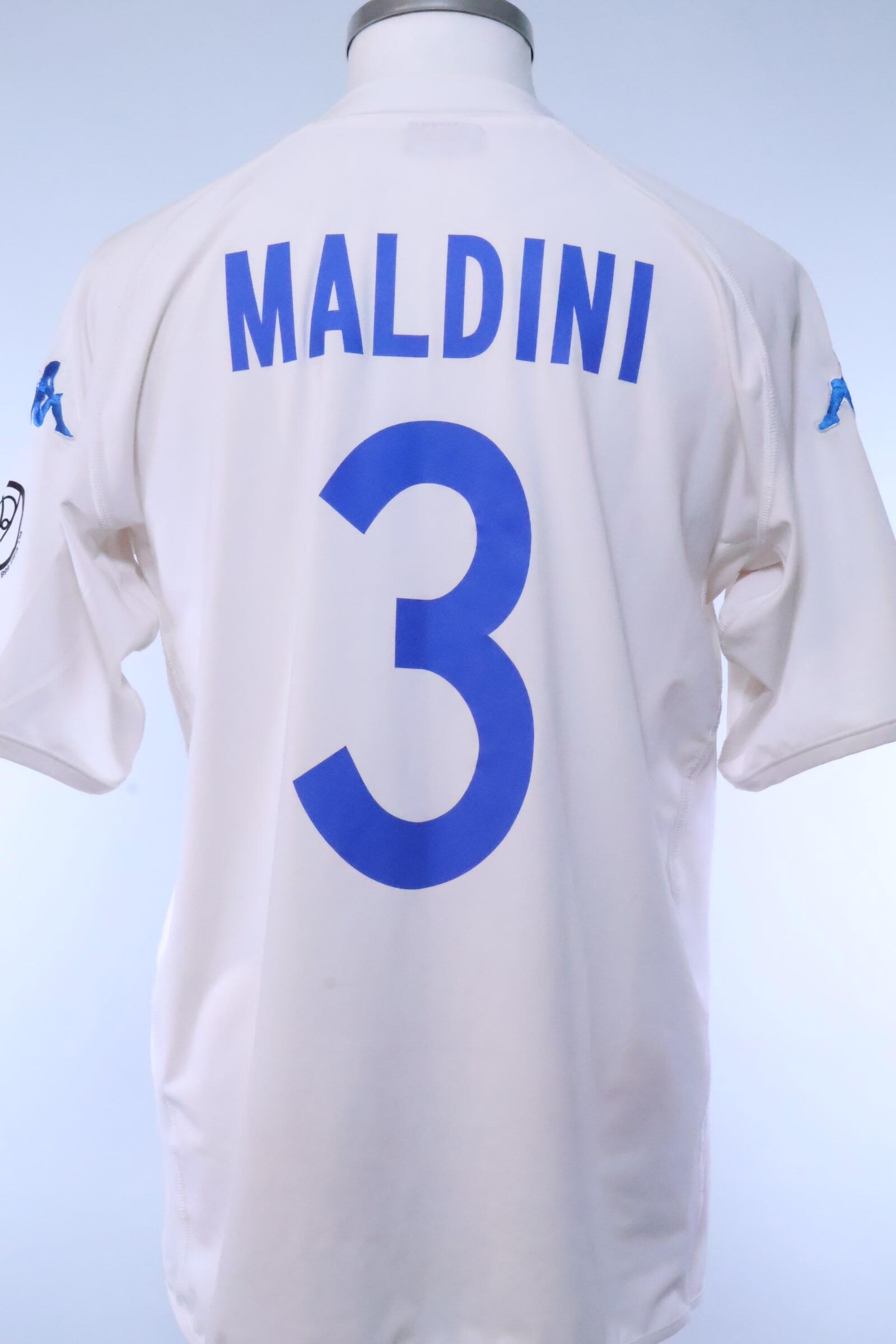 Italy 2000/02 Maldini #3 World Cup Away Shirt - XLAuthentic Original Football Shirt