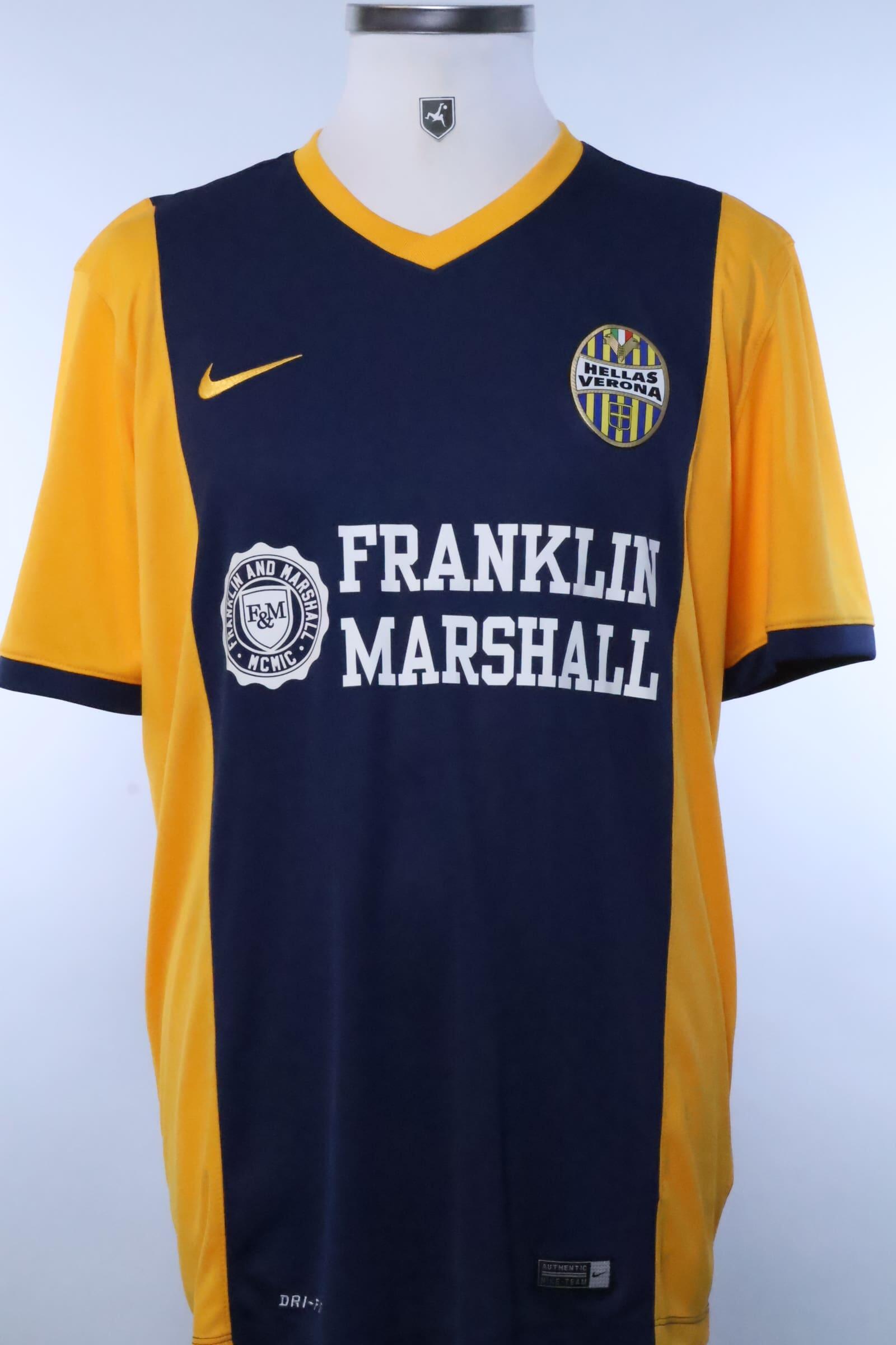 Hellas Verona 2014/15 R. Marquez #4 Home Shirt - L Authenic Original Football Shirt