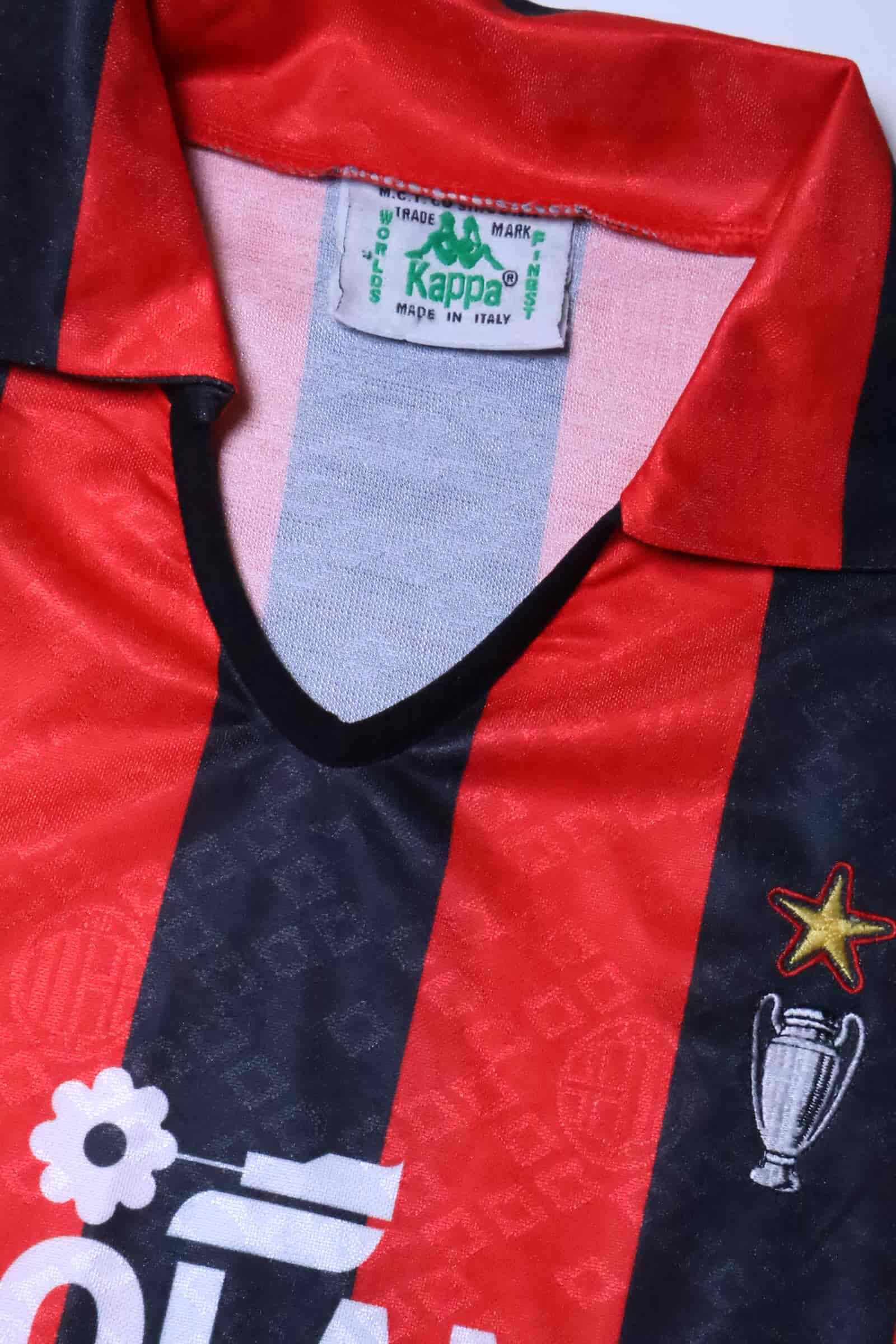 Ac Milan 1989/90 Home Shirt - L Authenic Original Football Shirt