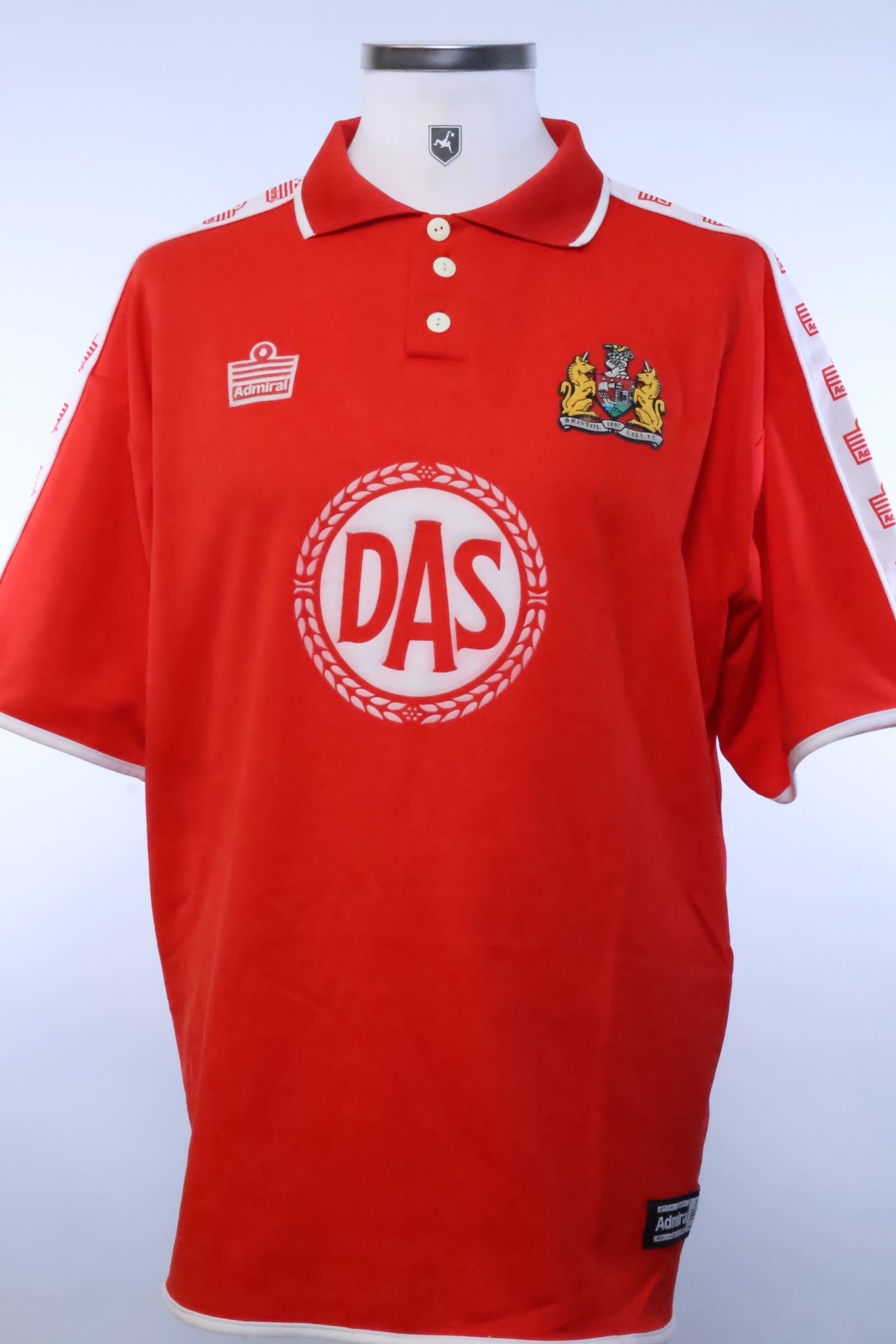 Bristol City F.C 2001/02 Home Shirt - LAuthentic Original Football Shirt