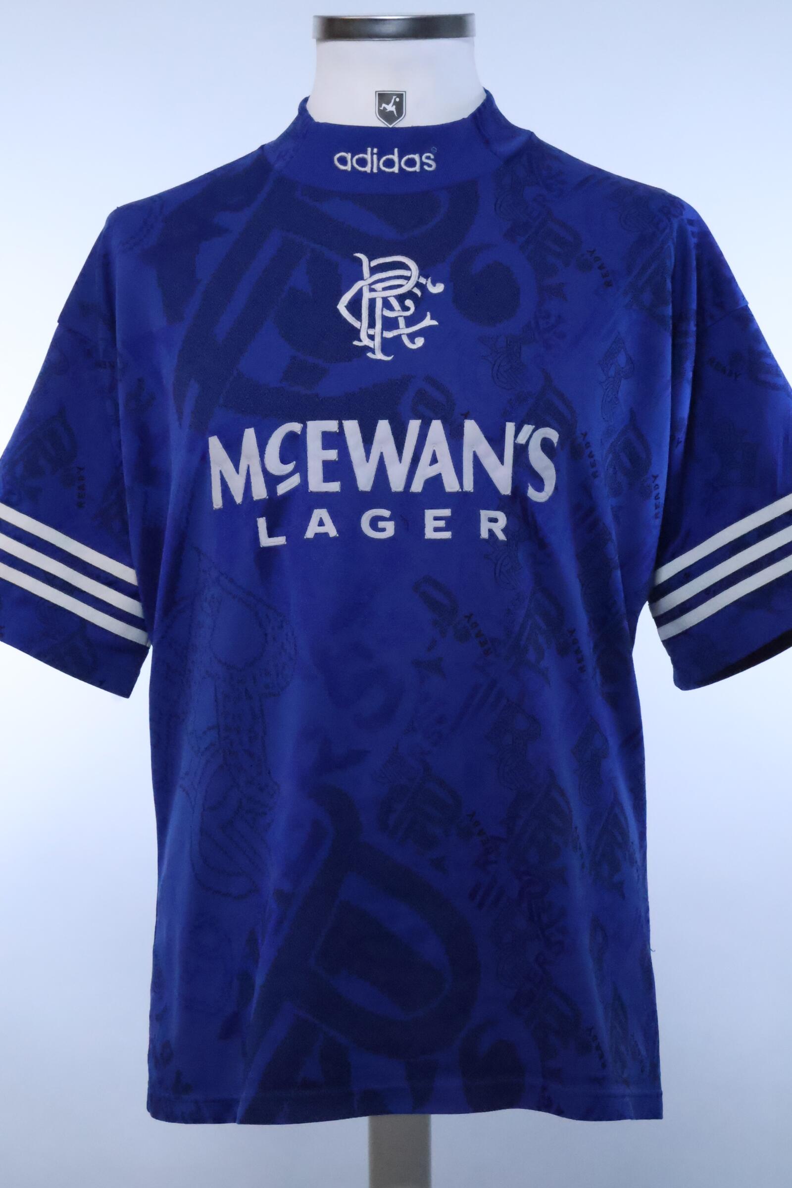 Rangers FC 1994/96 Home Shirt - LAuthentic Original Football Shirt