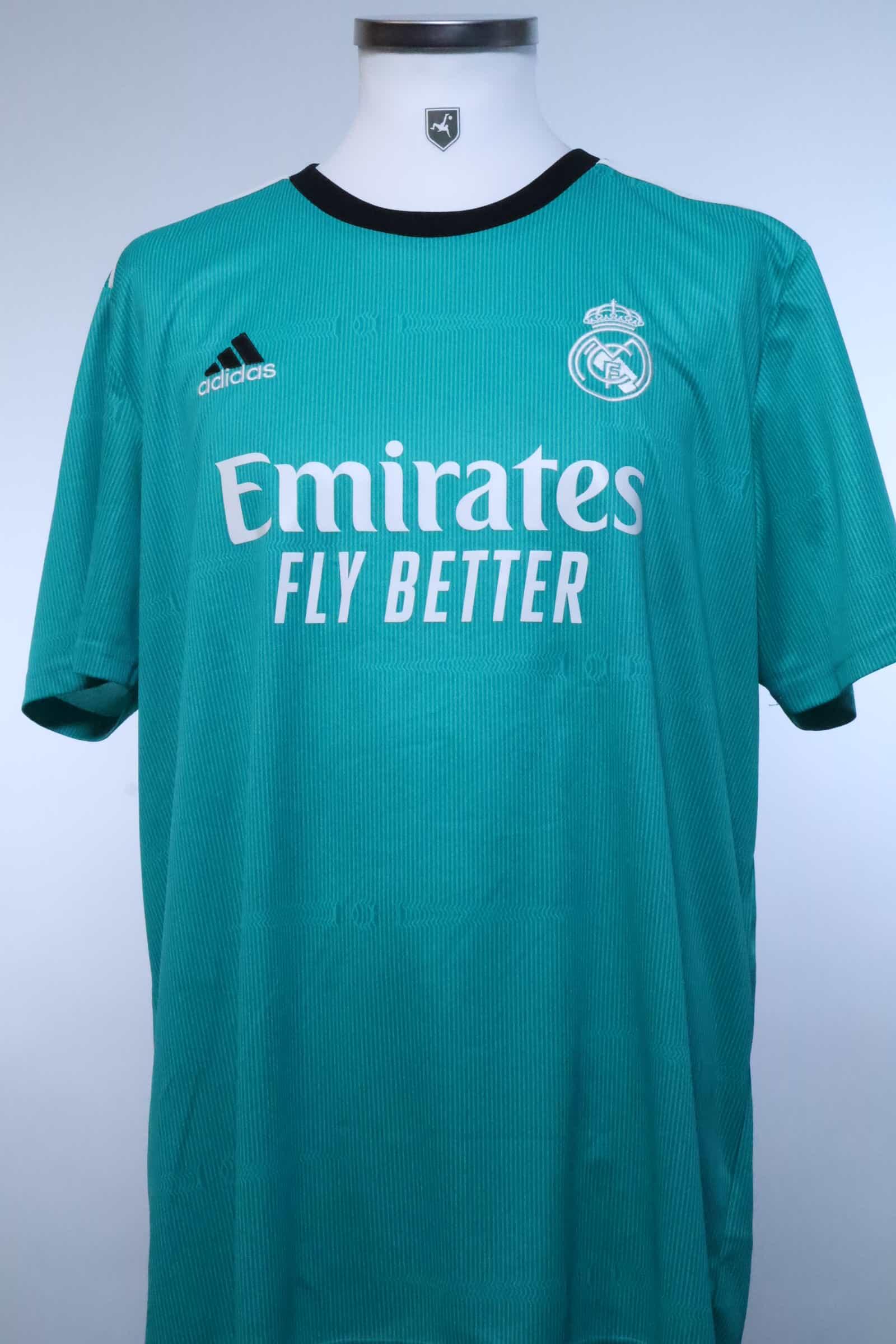 Real Madrid 2021/22 Benzema #9 Third Shirt - XL- BACK