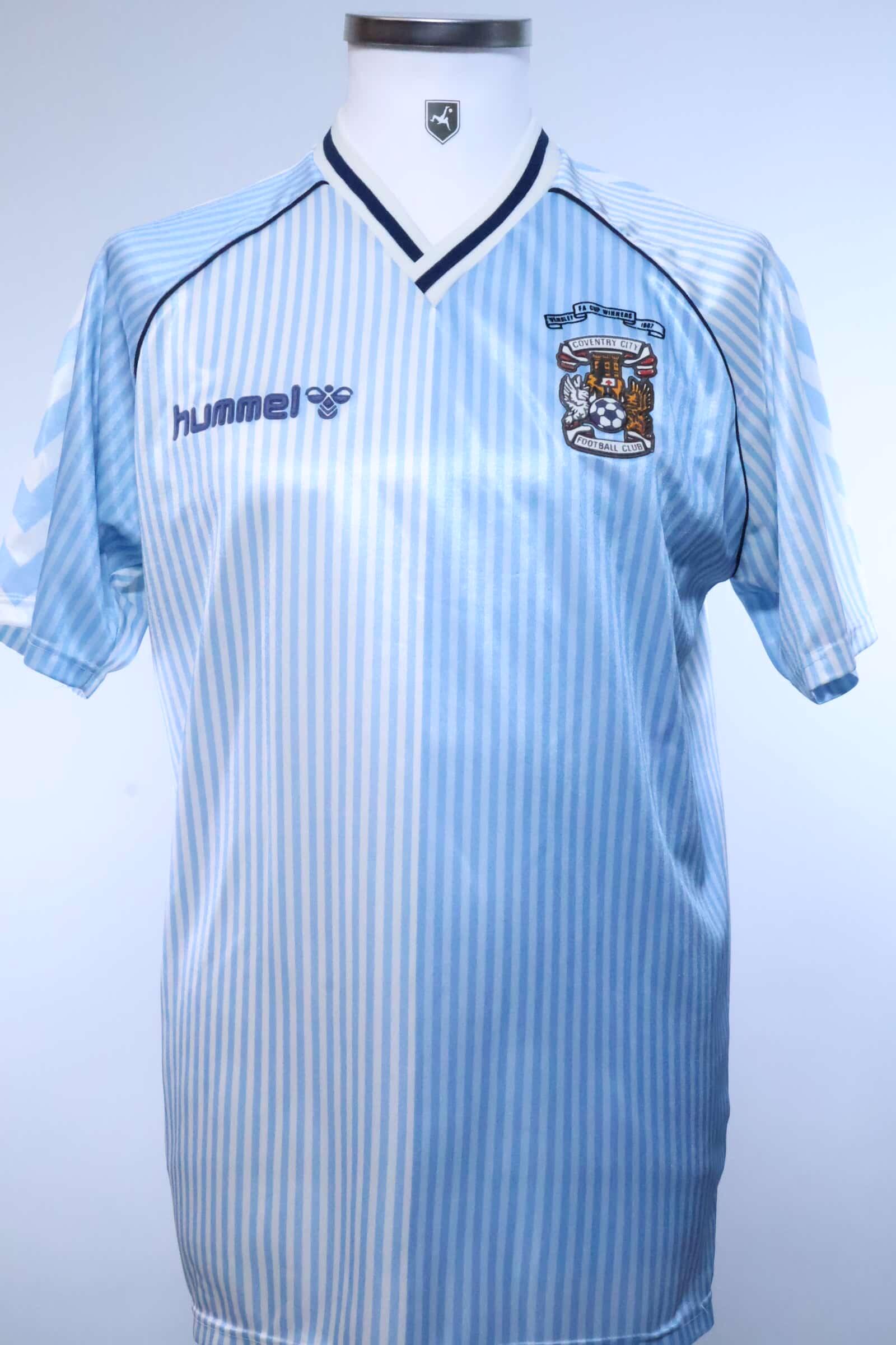 Coventry City F.C 1987/89 Home Shirt - M- FRONT