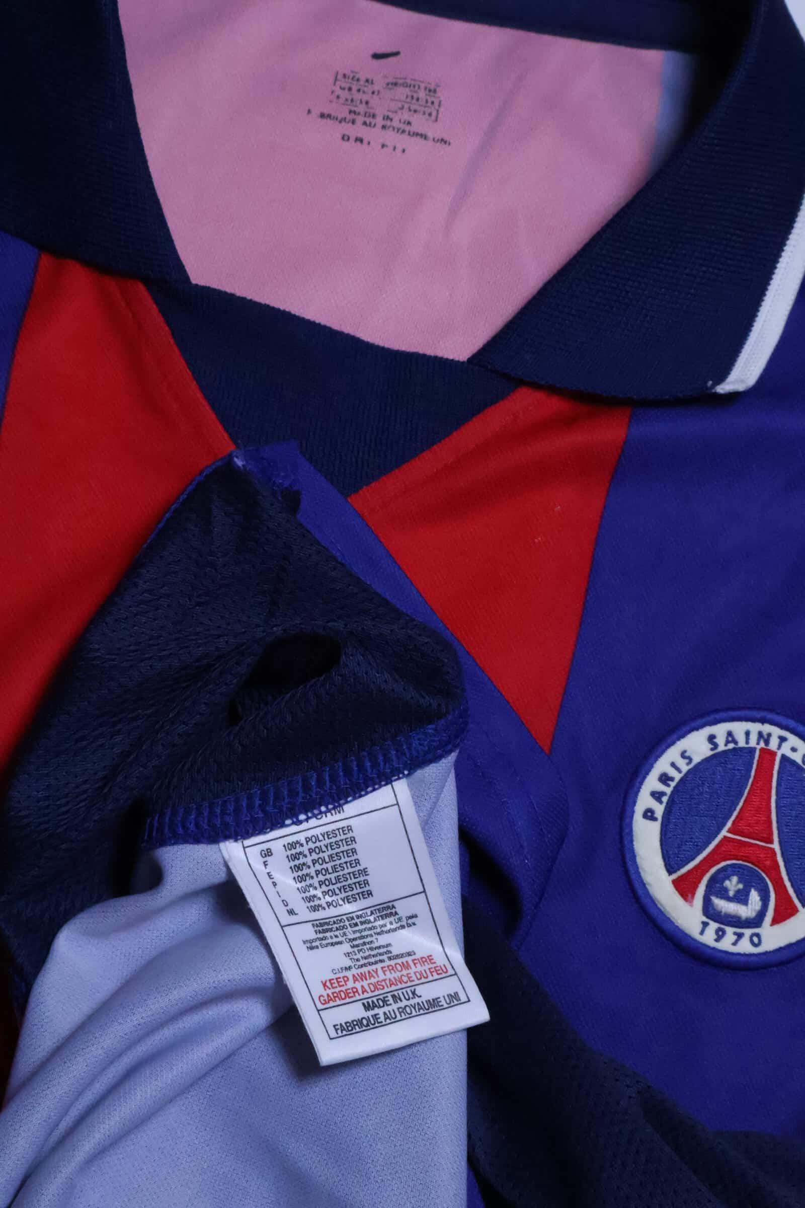 Paris Saint-Germain F.C 2000/01 Home Shirt - XL Authenic Original Football Shirt