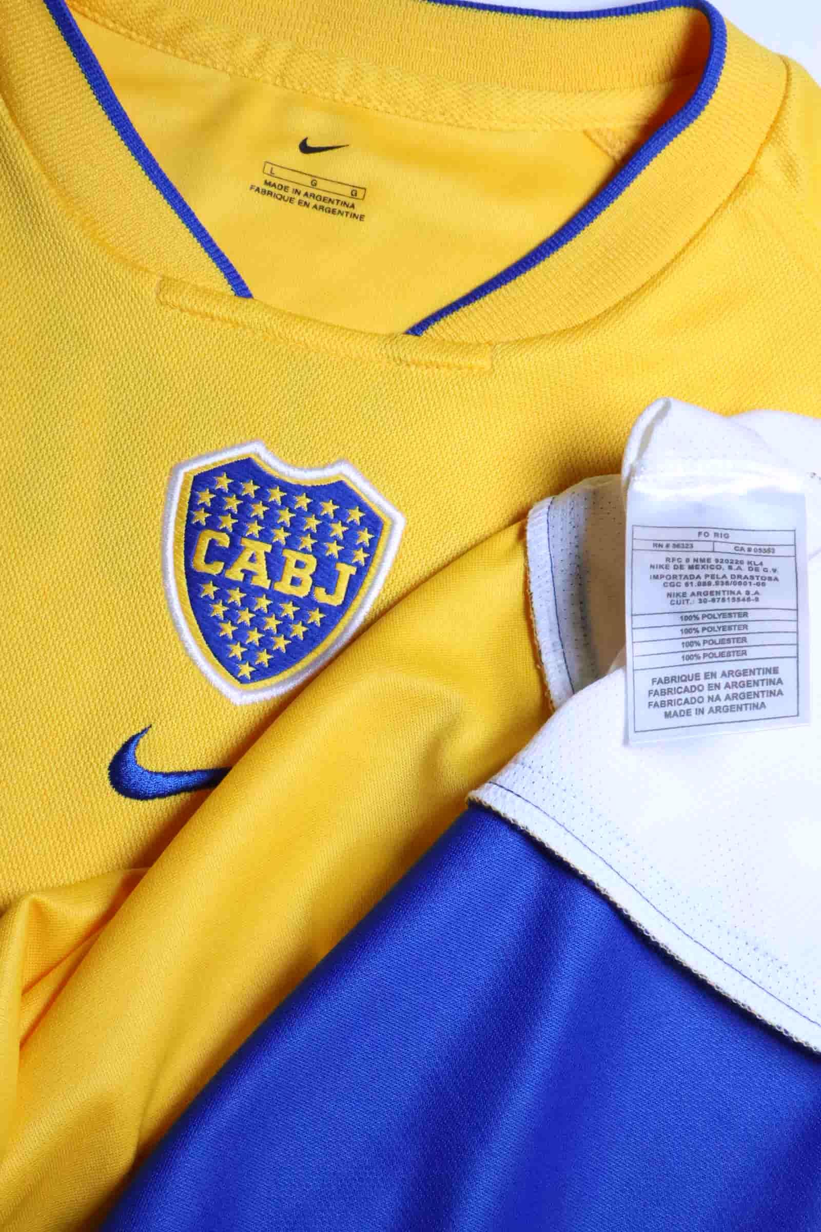 Boca Juniors 2001/02 Away Shirt - L- TAGS