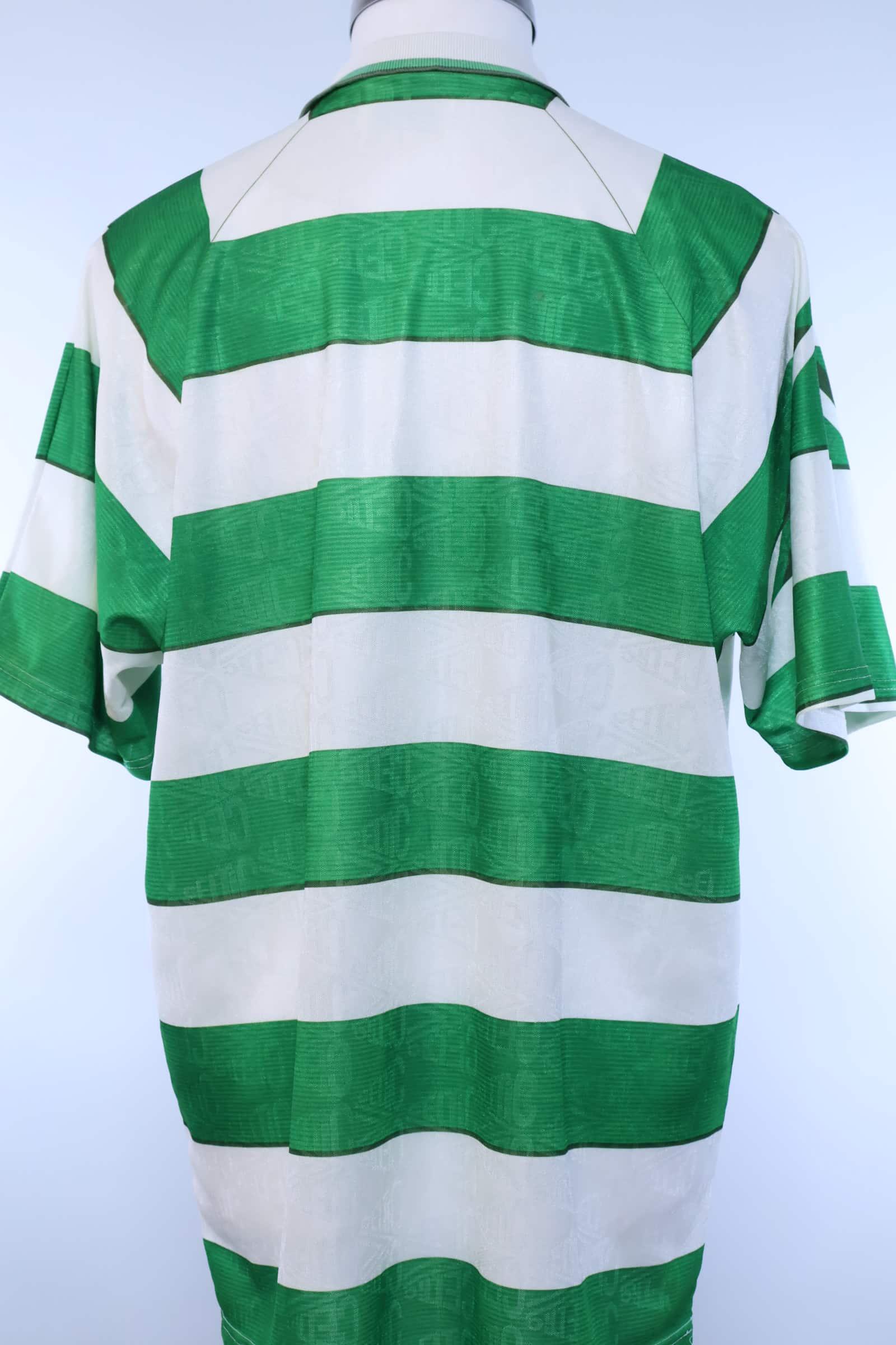 Celtic F.C 1991/92 Home Shirt - XXL- BACK