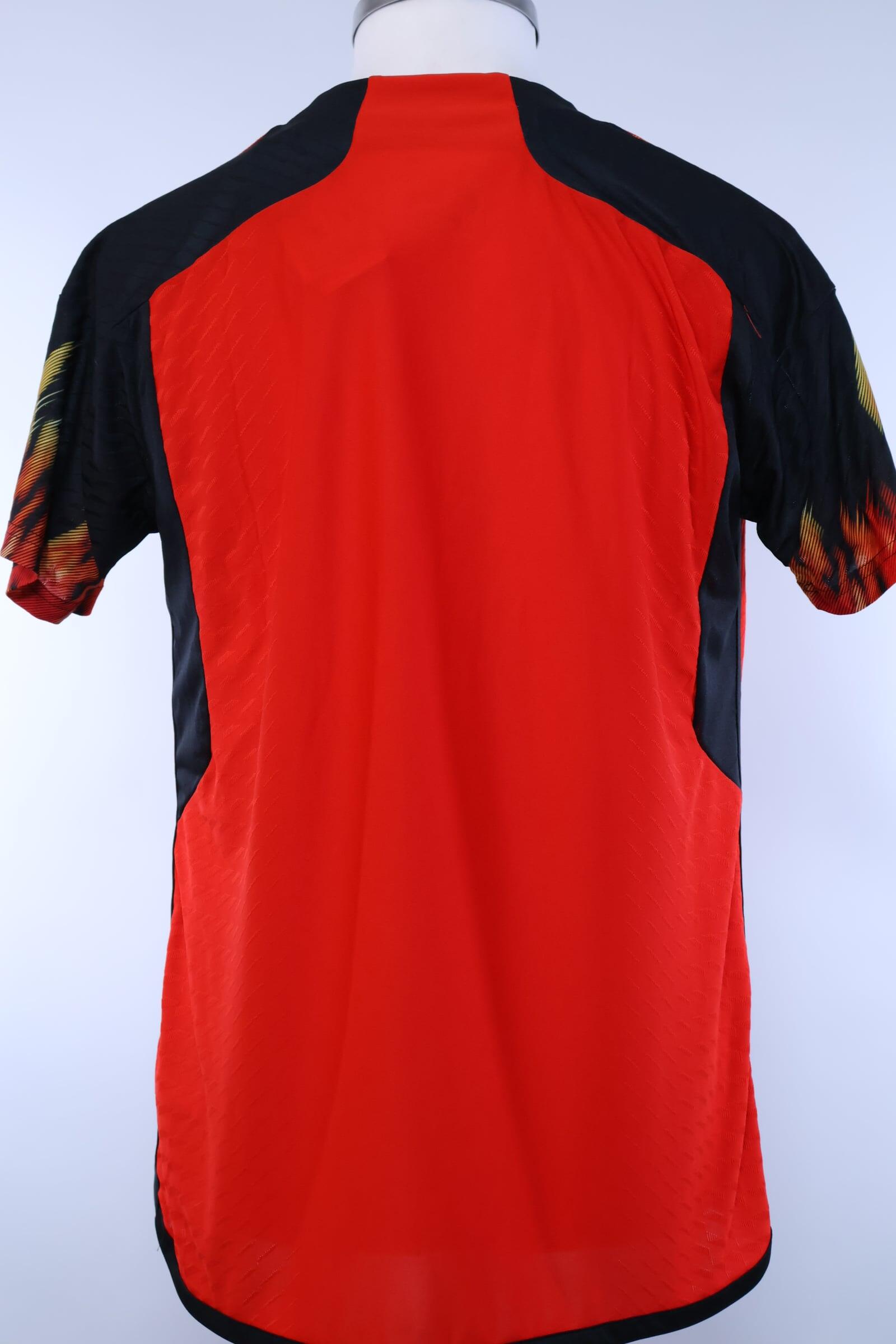 Belgium 2022/23 Home Shirt - Player Issue - L- BACK