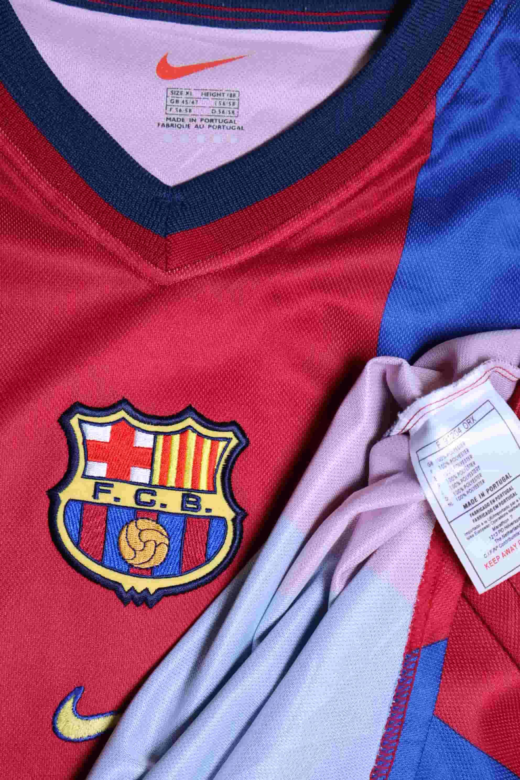Barcelona 1998/99 Home Shirt - XL- TAGS