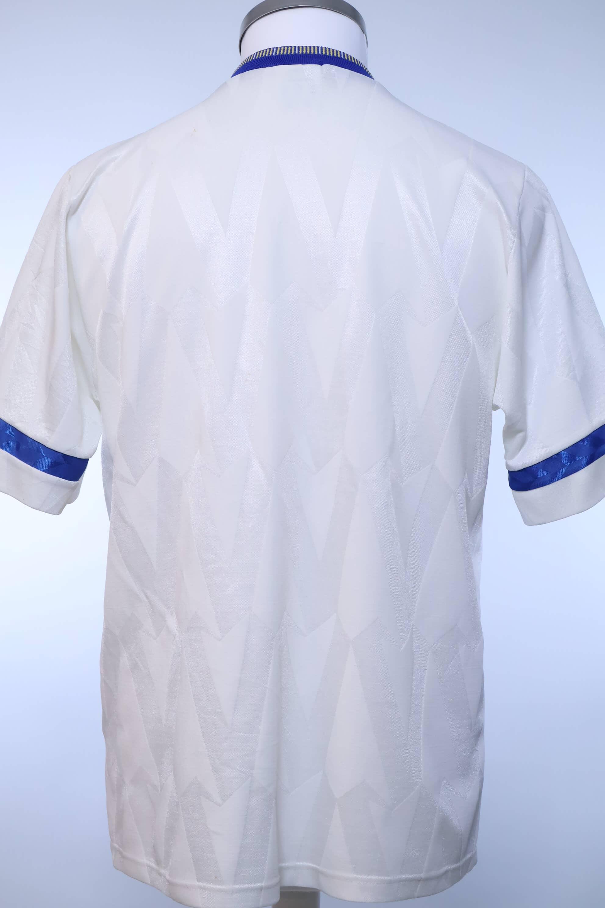 Leeds United 1990/91 Home Shirt - M Authentic Vintage Football Shirts