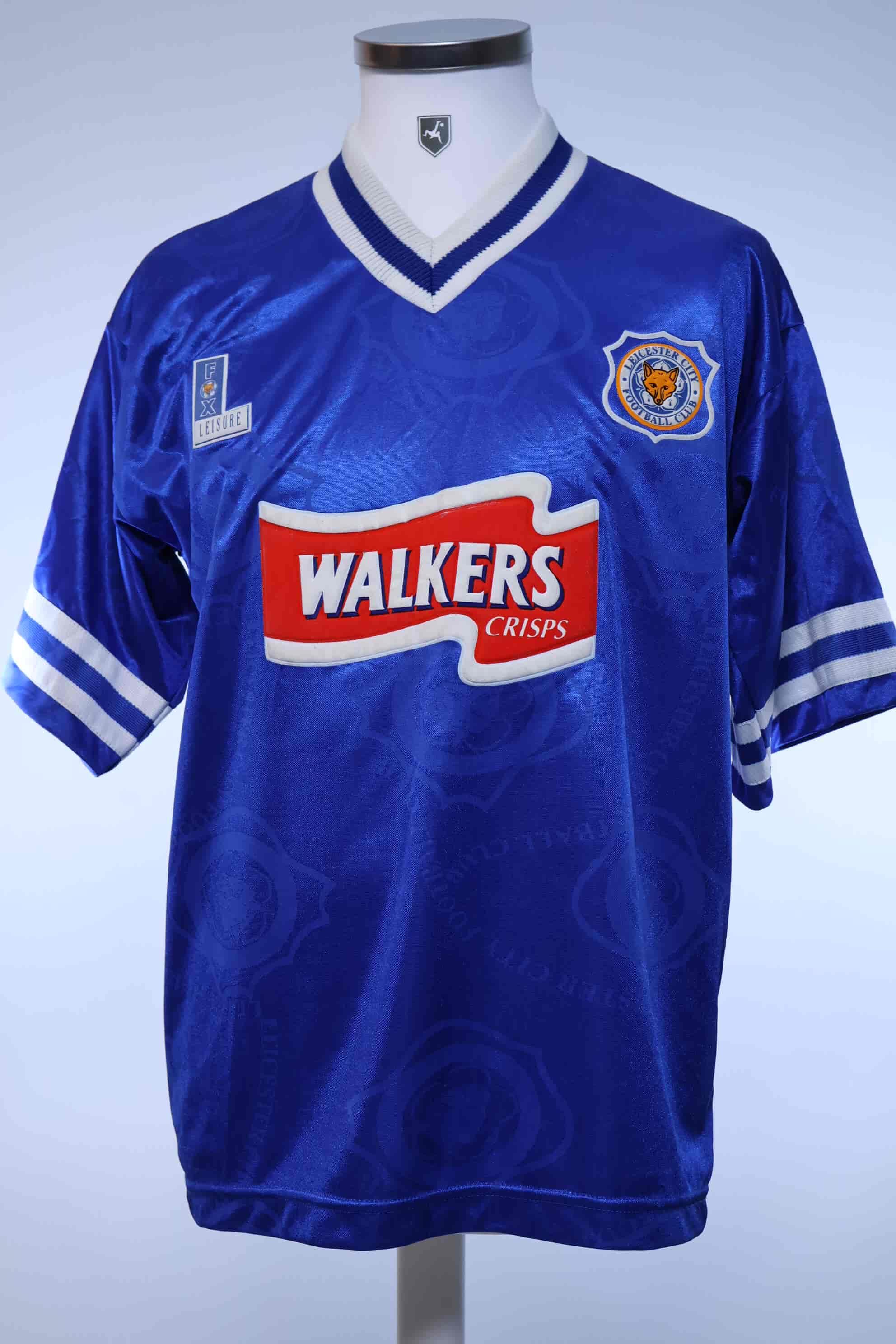 Leicester City 1996/98 Home Shirt - M- FRONT