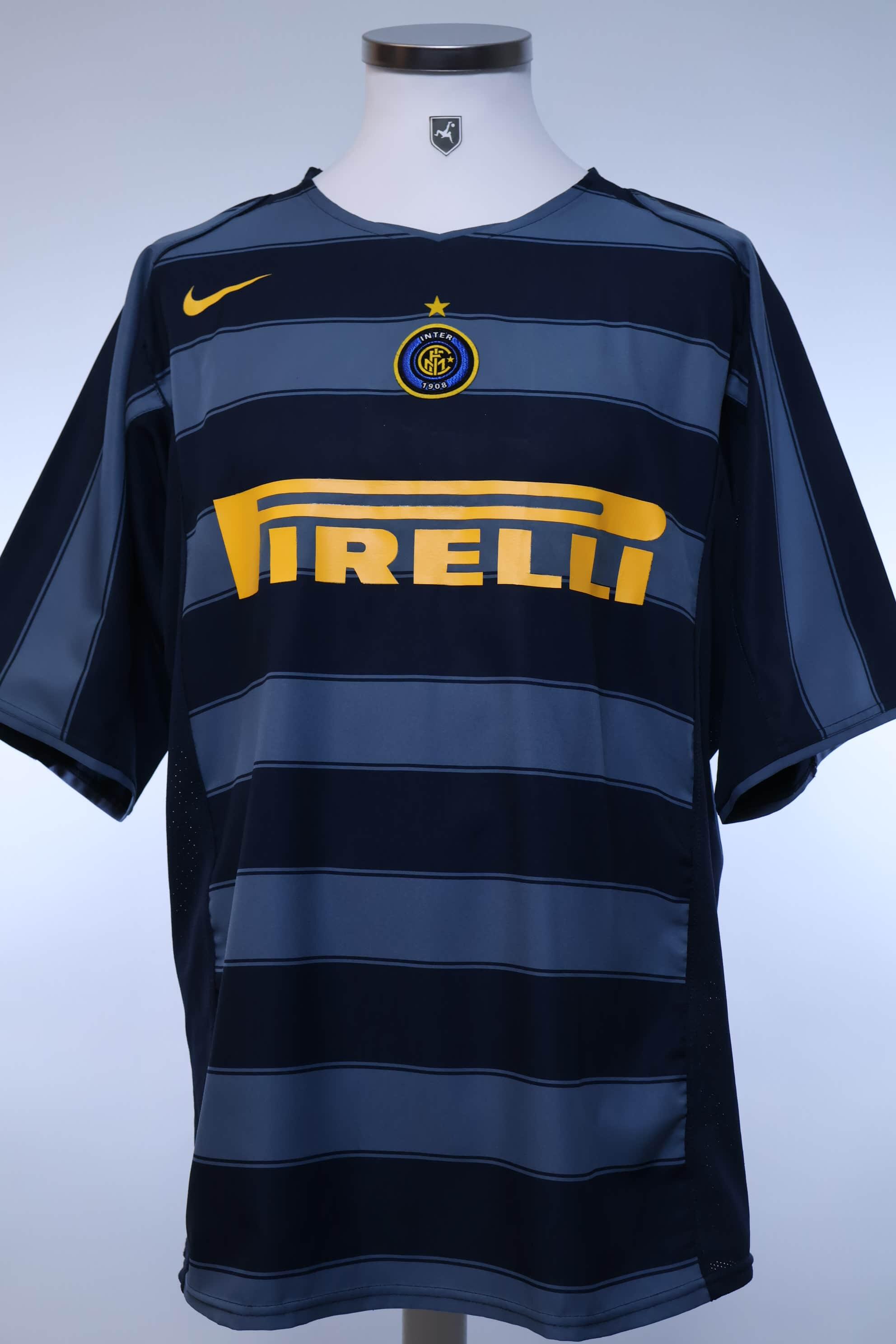 Inter Milan Adriano #10 2004/06 Third Shirt - XL- FRONT