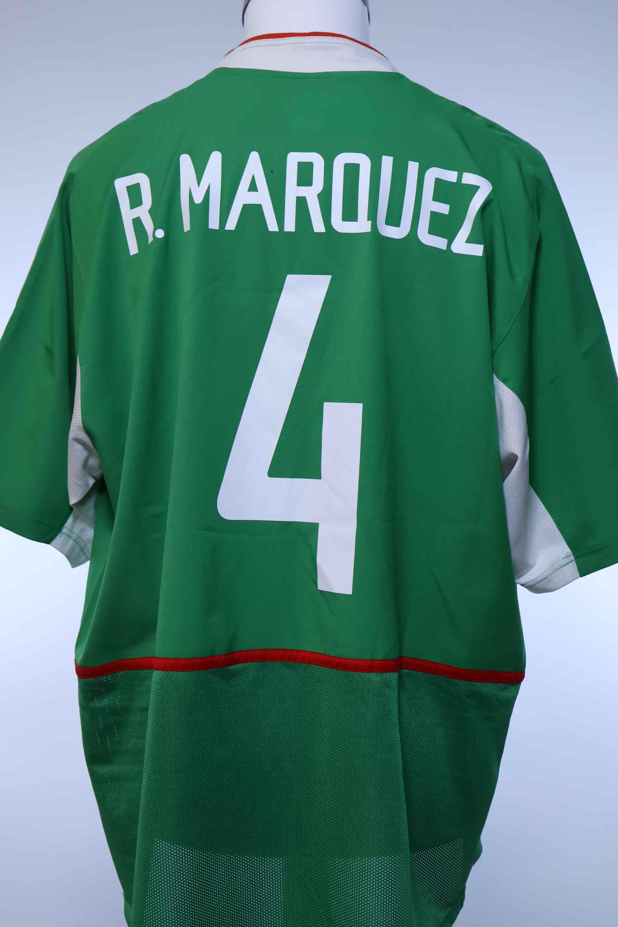 Mexico R. Marquez #4 2003/04 Home Shirt - XL- BACK