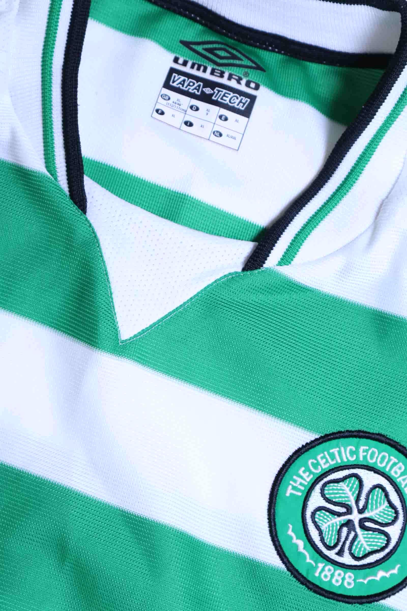 Celtic F.C 2001/03 Home Shirt - XL- TAGS