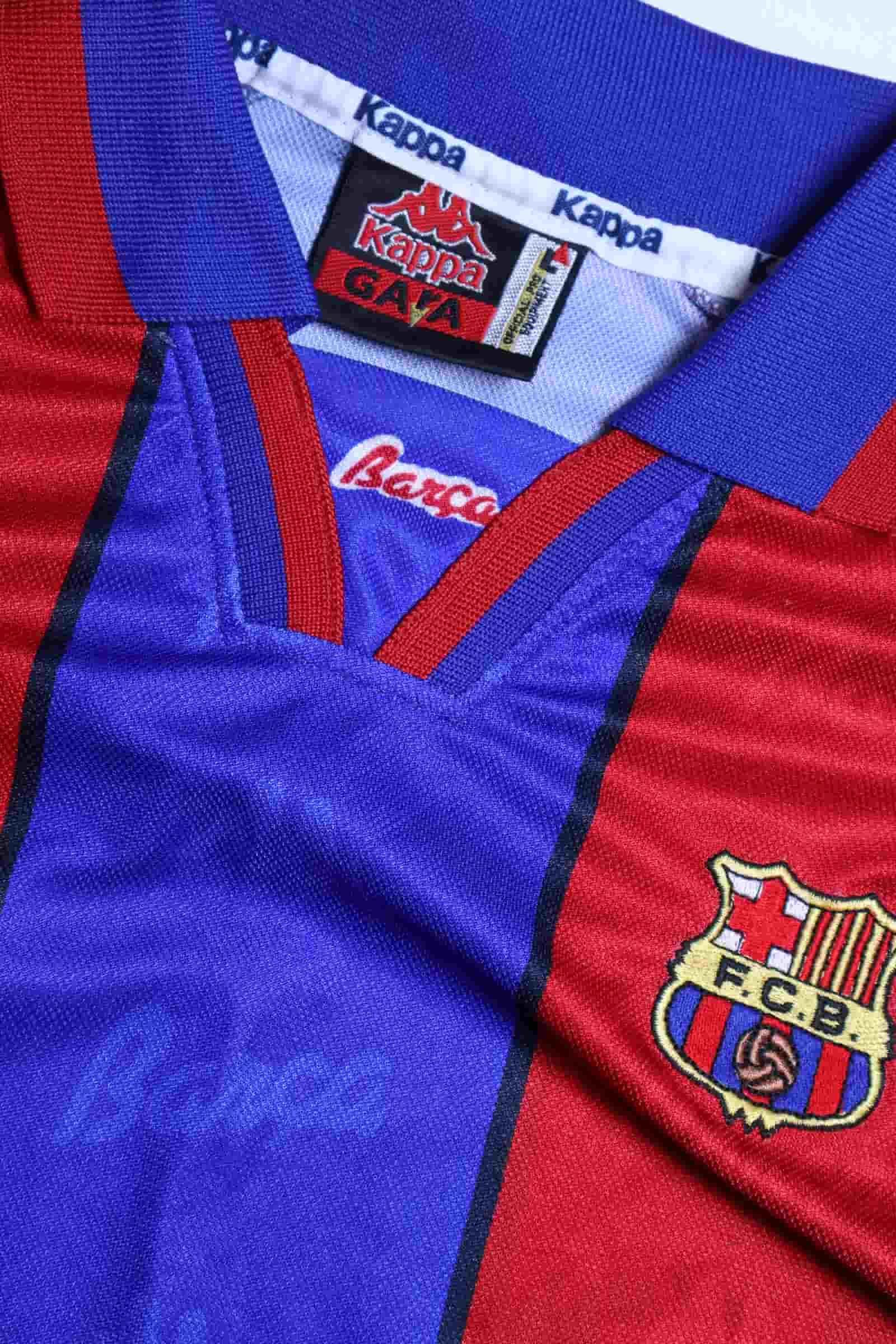 Barcelona 1996/97 Home Shirt - L- TAGS
