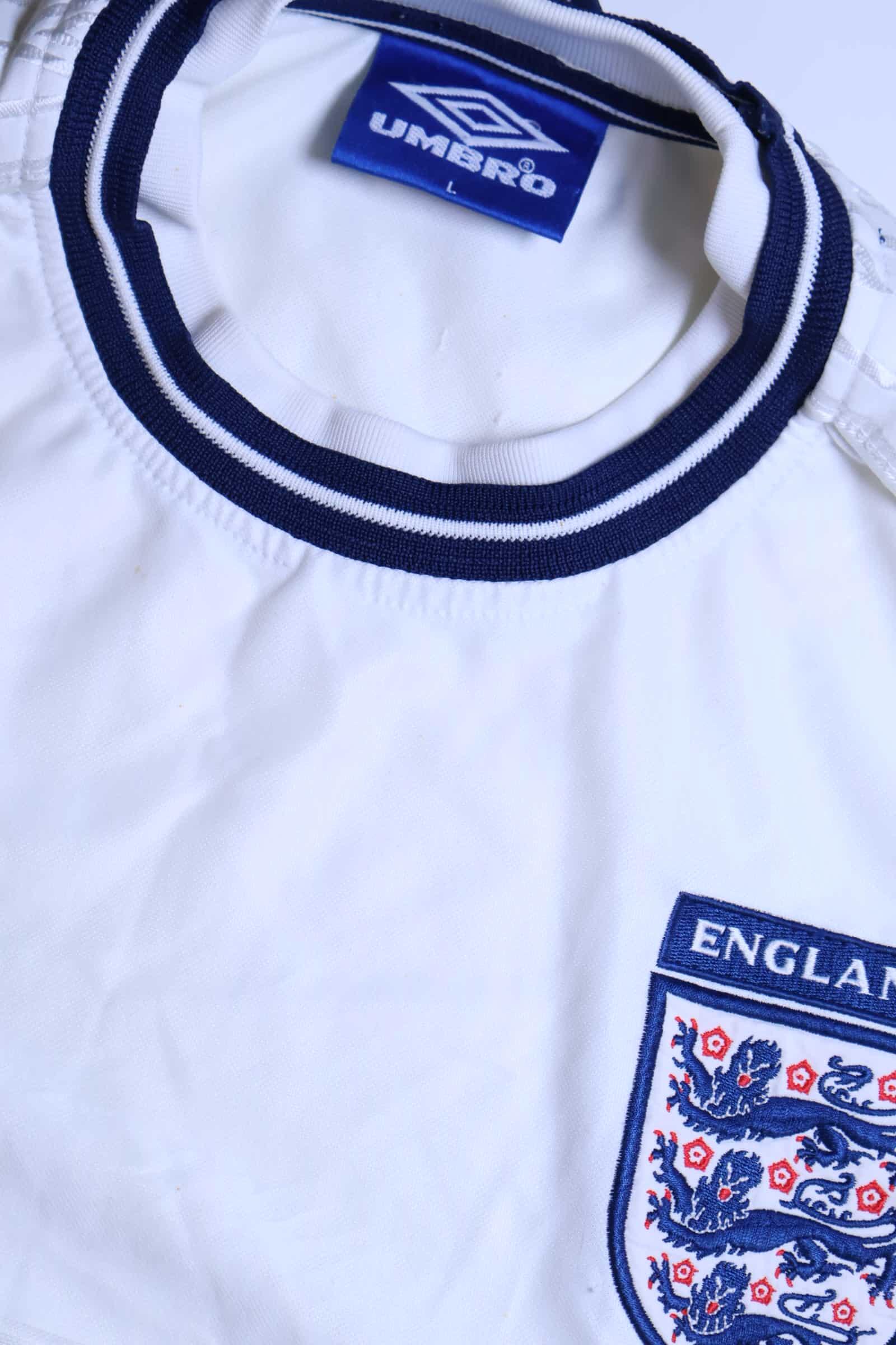 England 1999/01 Home Shirt - L- TAGS
