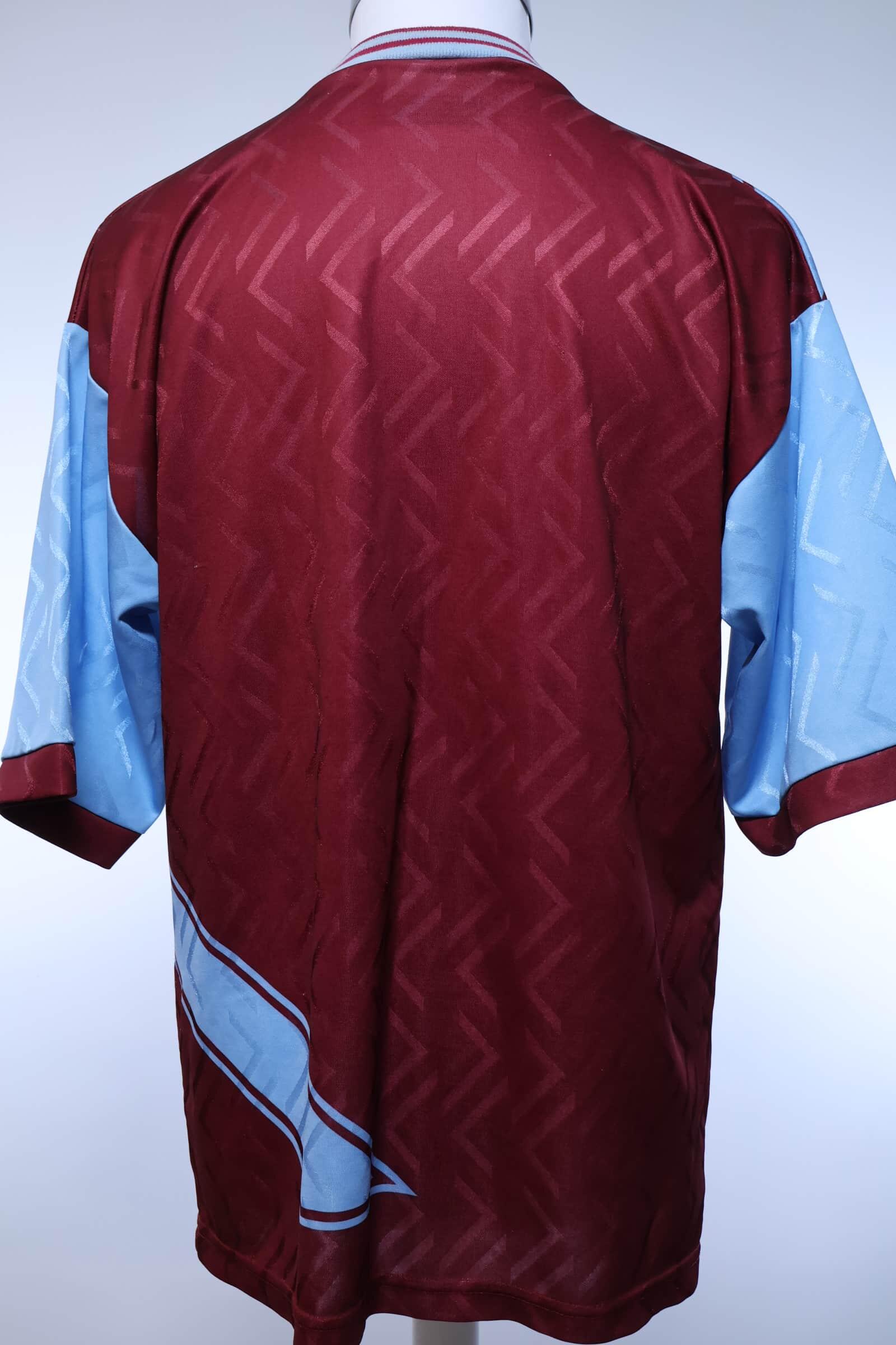 West Ham United 1993/95 Home Shirt - L- BACK