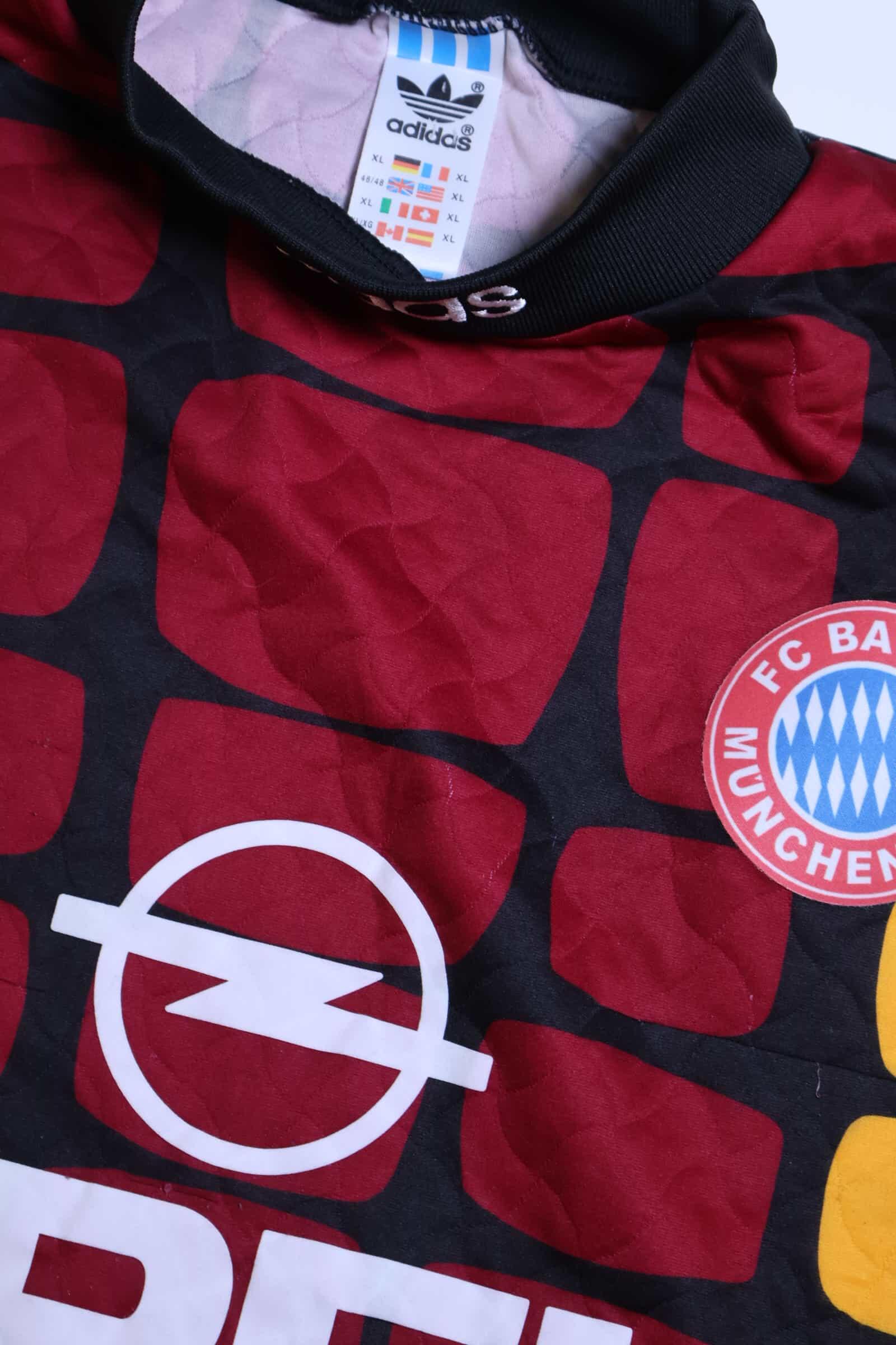 Bayern Munich Kahn #1 1994/95 Goalkeeper Shirt - XL- TAGS
