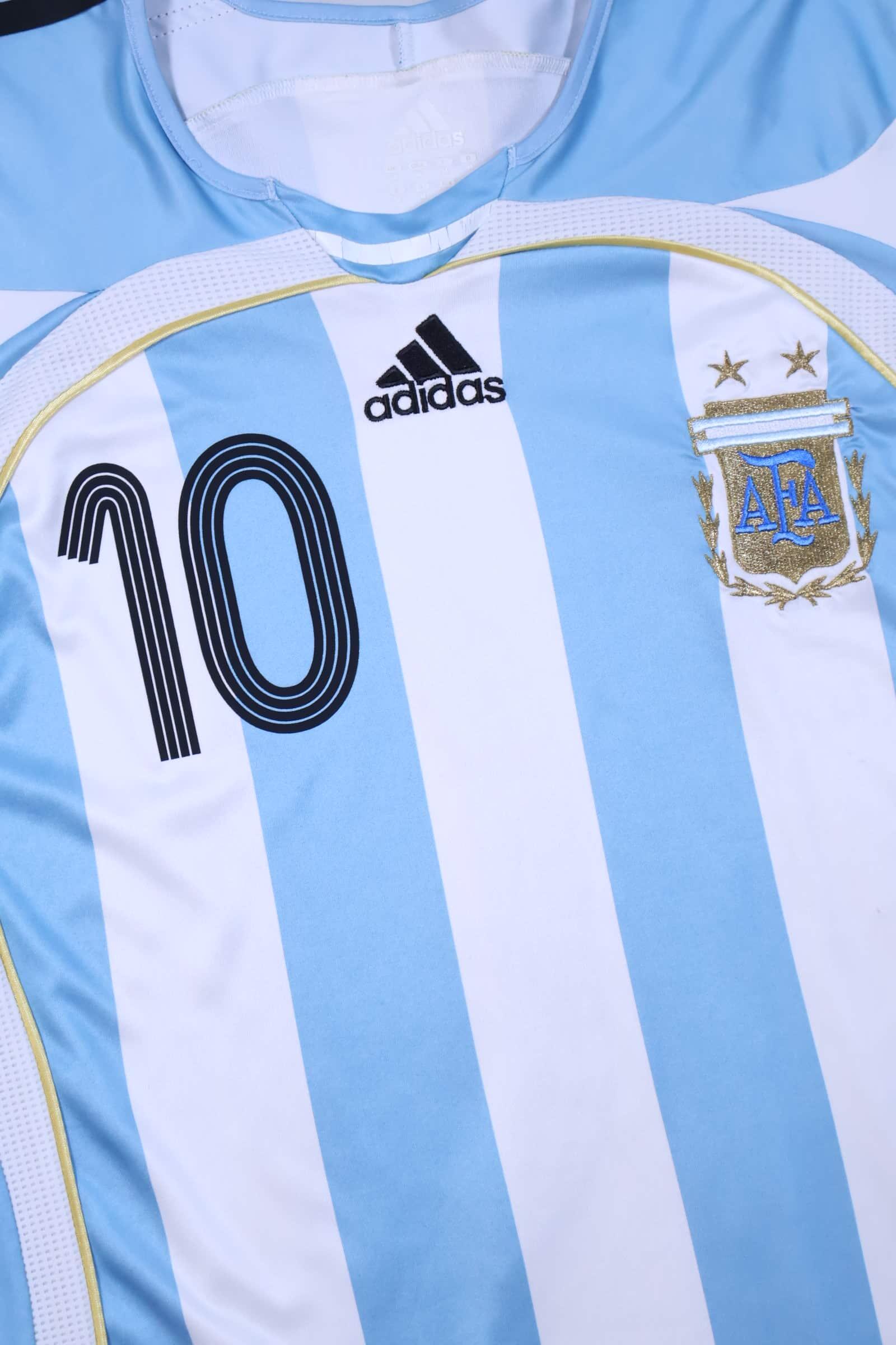 Argentina Riquelme #10 2005/07 Home Shirt - M