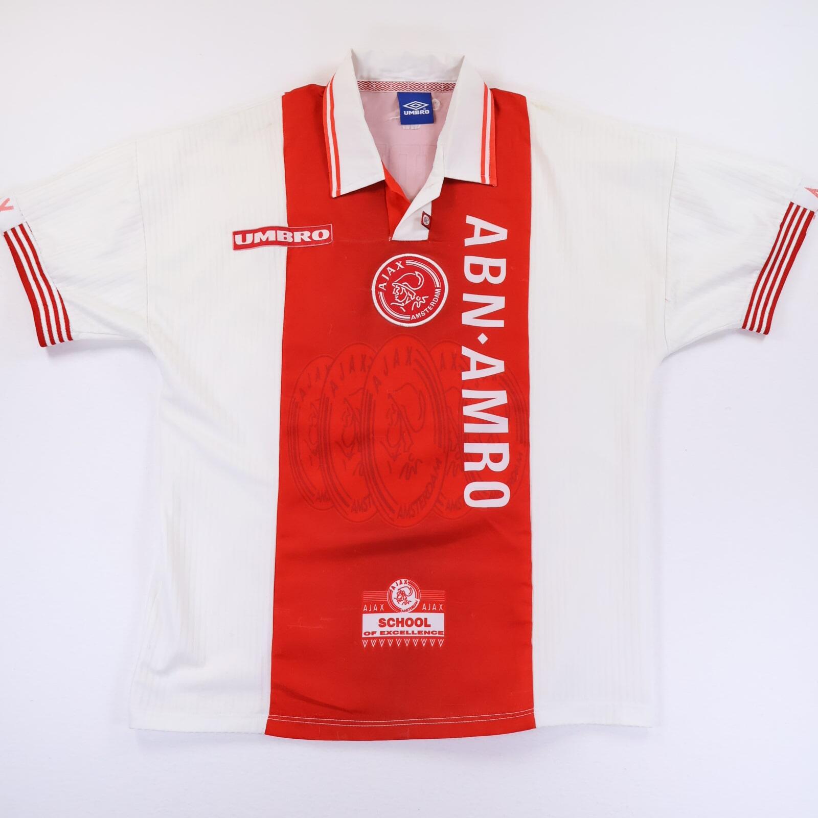 Ajax Laudrup #11 1997/98 Home Shirt - L- FRONT