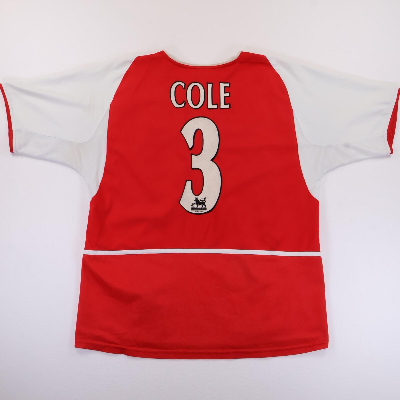 Arsenal Cole #3 2002/04 Home Shirt - XL- FRONT