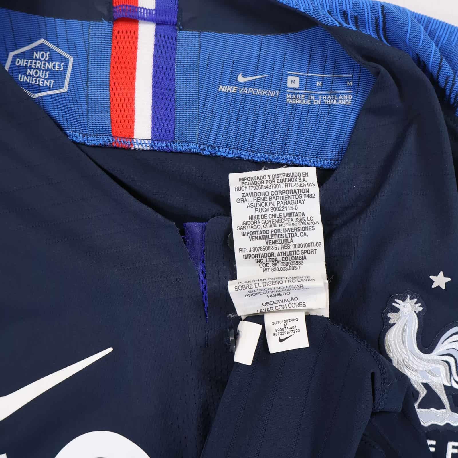 France Mbappé #10 2018/ World Cup - Gk Shirt - M