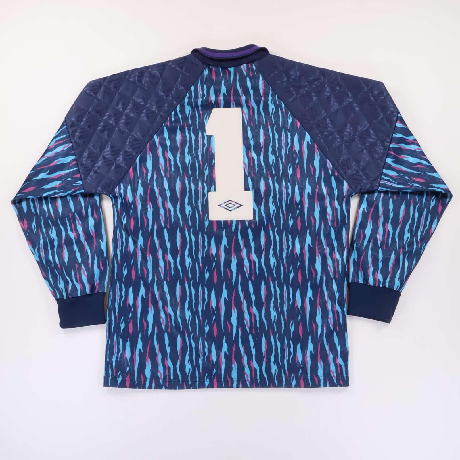 Tottenham Hotspur #1 1991/93 Goalkeeper Shirt - S- BACK