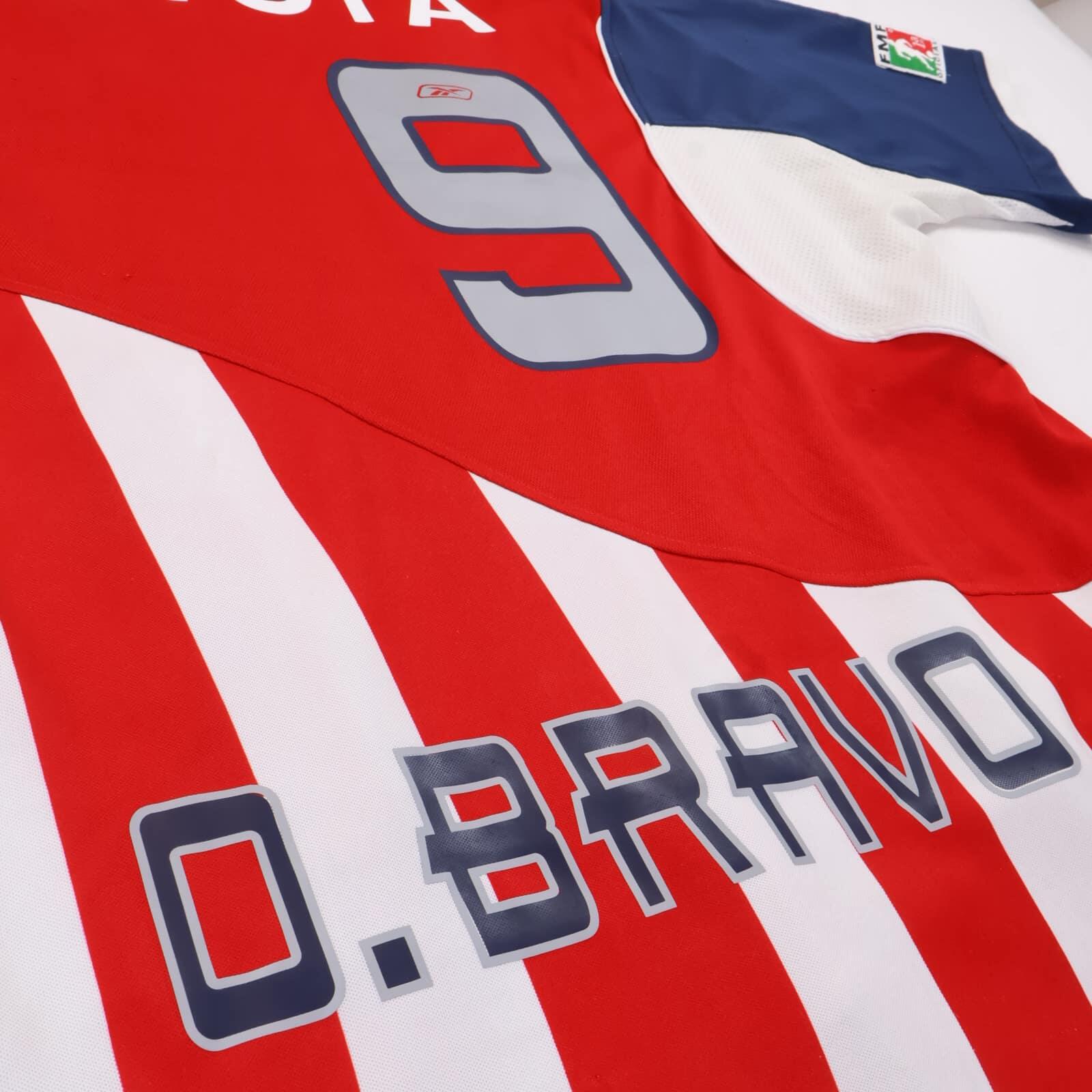 Club Deportivo Guadalajara O.Bravo #9 2007/08 Home - Champions League Winners - XL- TAGS