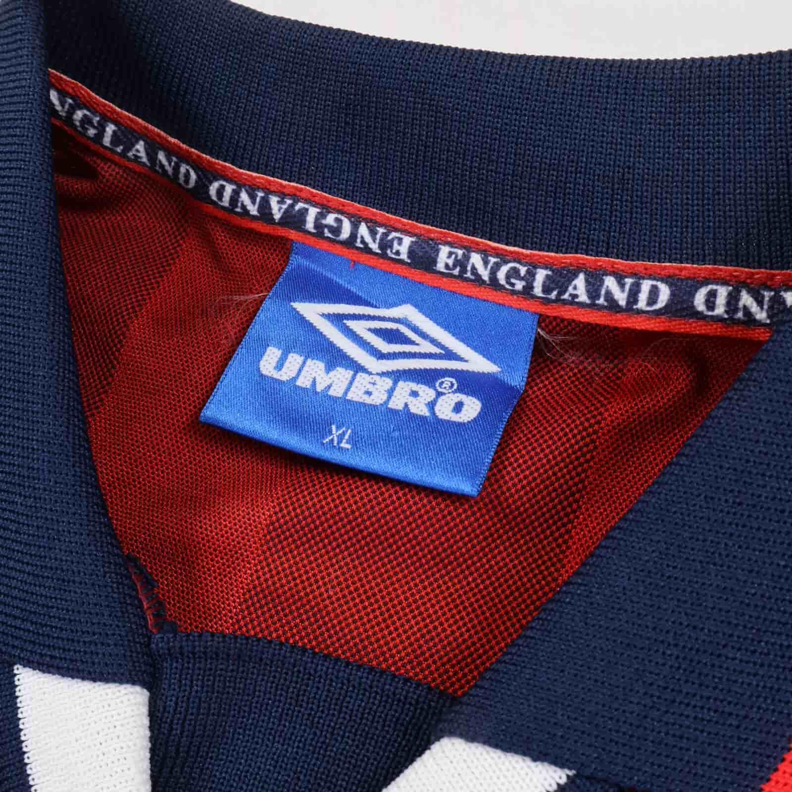 England Shearer #9 1997/99 World Cup Away Shirt - XL