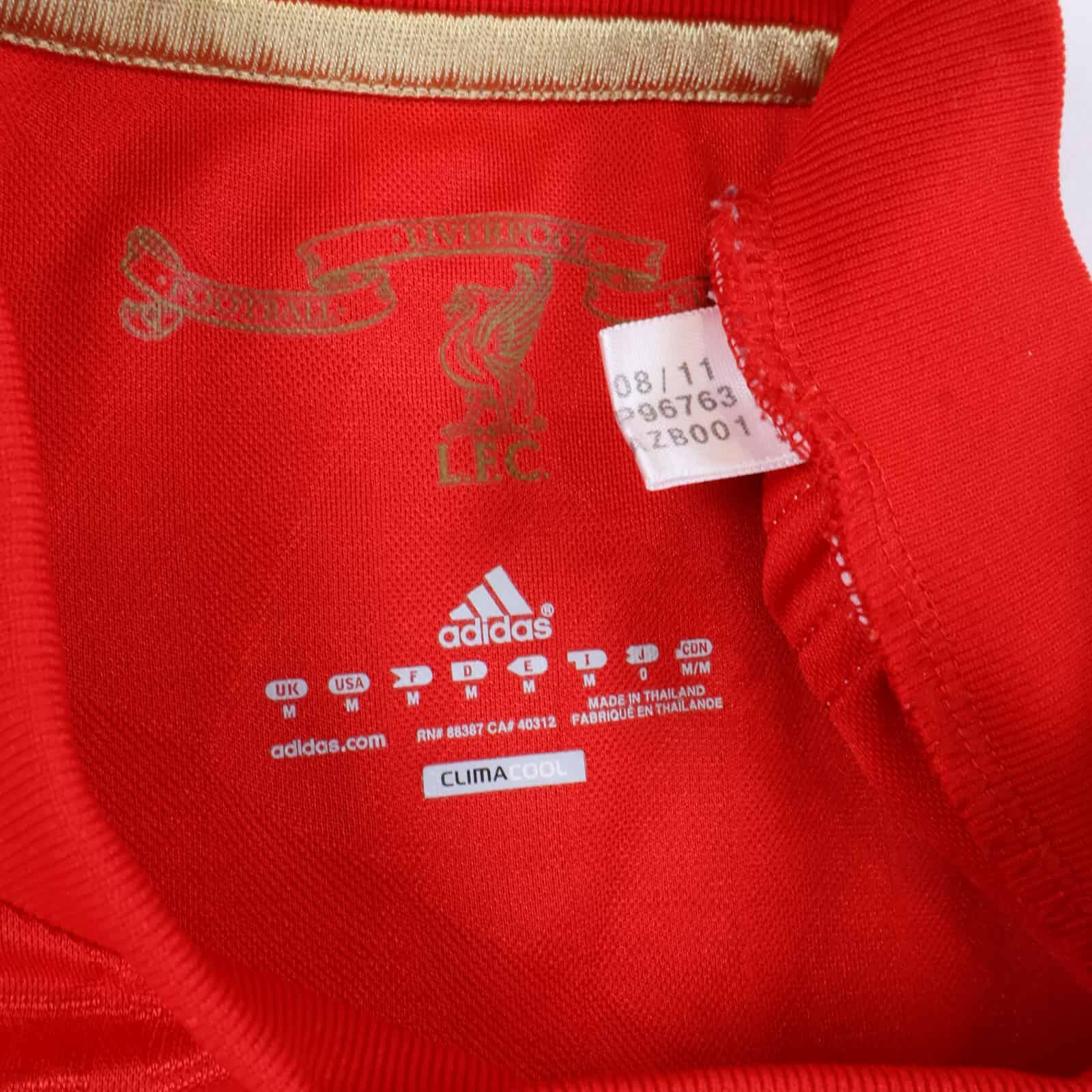 Liverpool F.C 2010/11 Home Shirt - M- TAGS