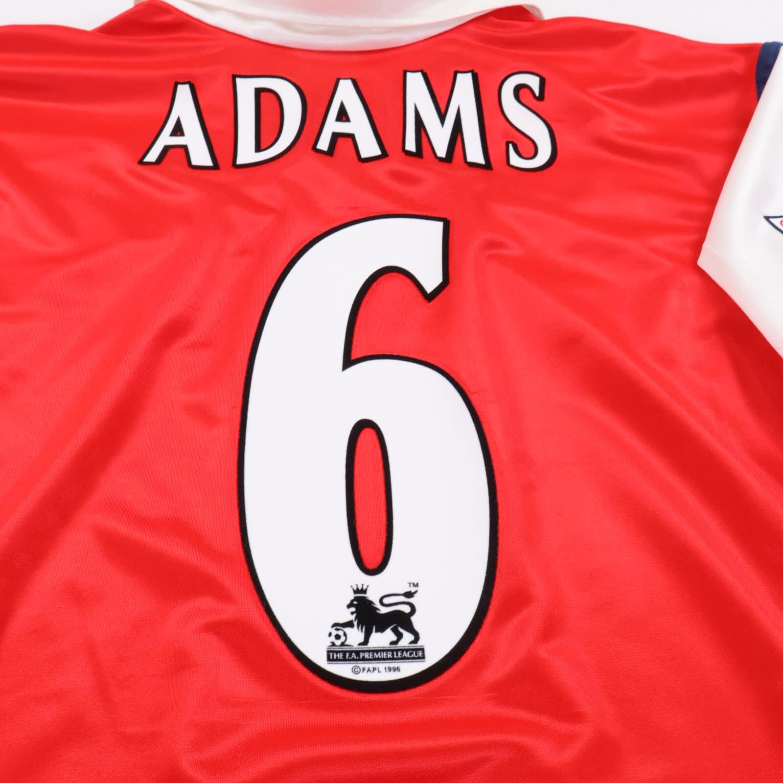 Arsenal Adams #6 1998/99 Home Shirt - L