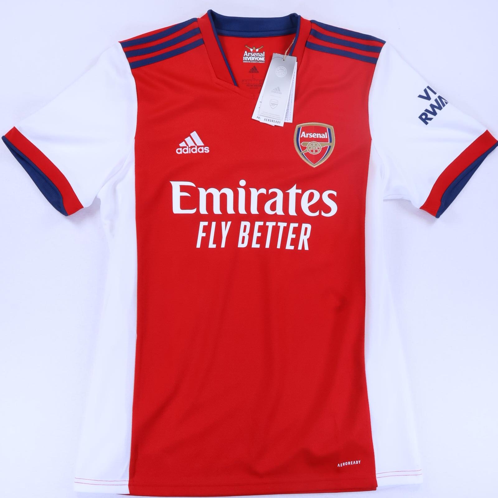 Arsenal 2021/22 Home Shirt - L- BACK