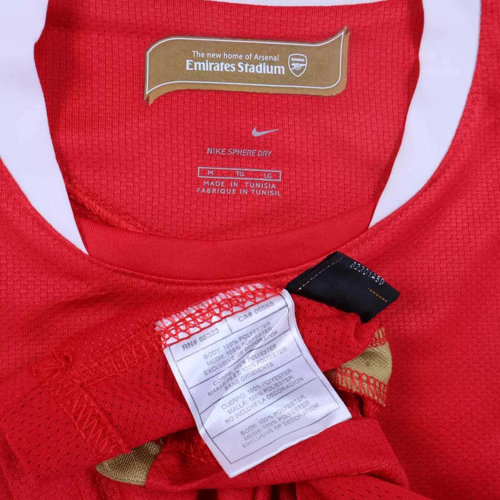 Arsenal Eduardo #9 2008/10 Home Shirt - M