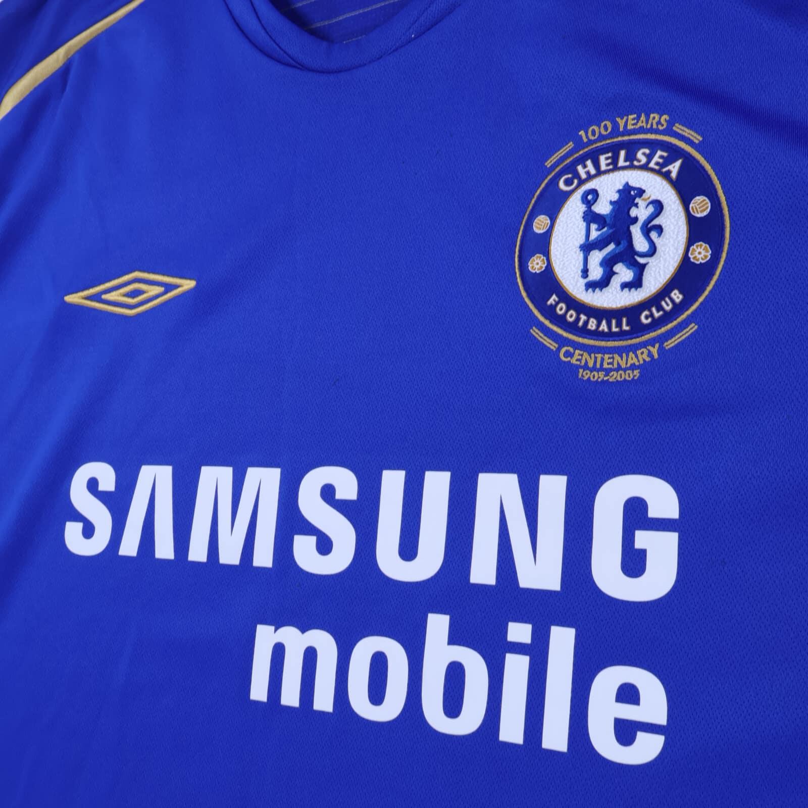 Chelsea Makelele #4 2005/06 Home Shirt - Centenary - 2XL