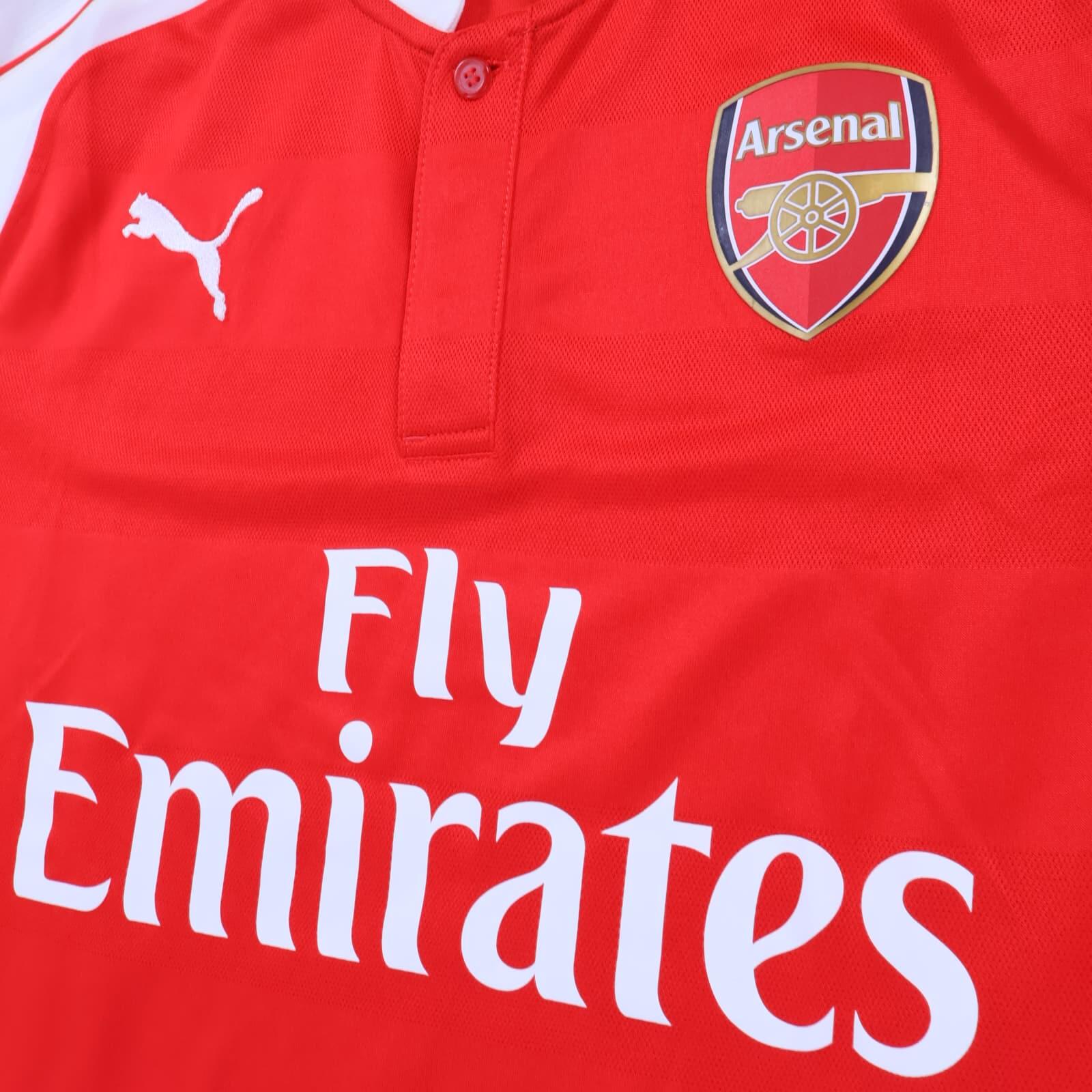 Arsenal 2015/16 Home Shirt - S- BACK