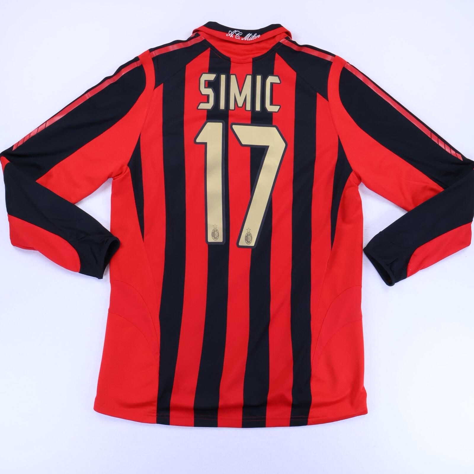 Ac Milan Simic #17 2005/06 Home Shirt - M- FRONT