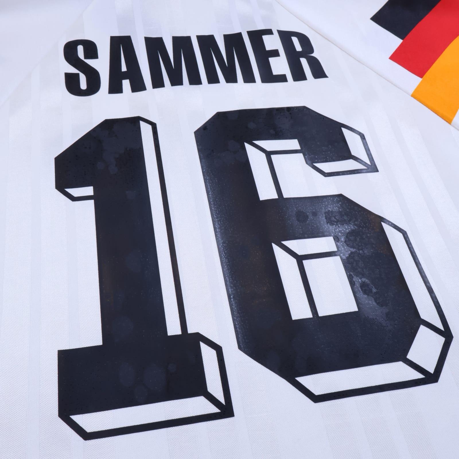 Germany Sammer #16 1992/94 Home Shirt - M