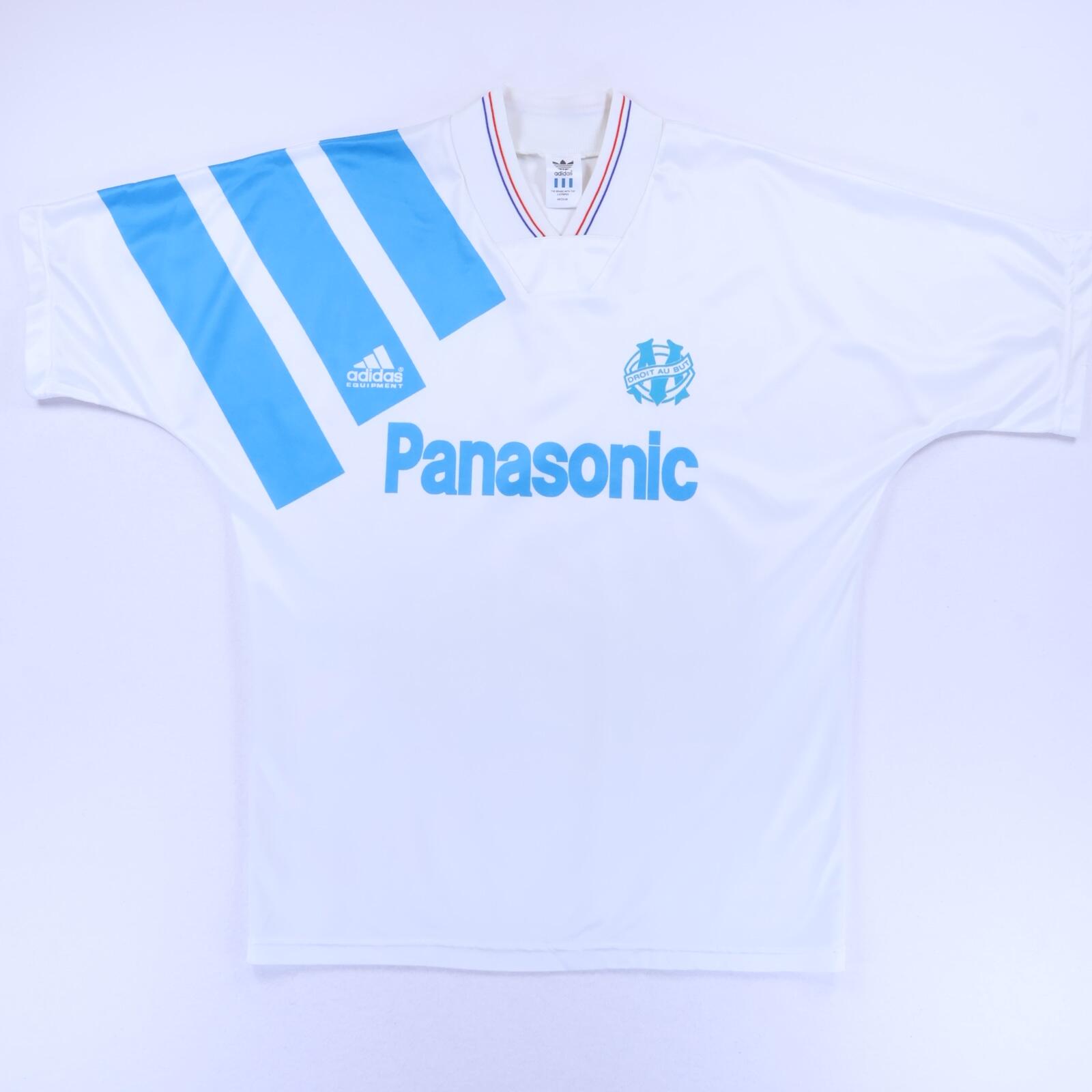 Marseille 1991/92 Home Shirt - M- FRONT