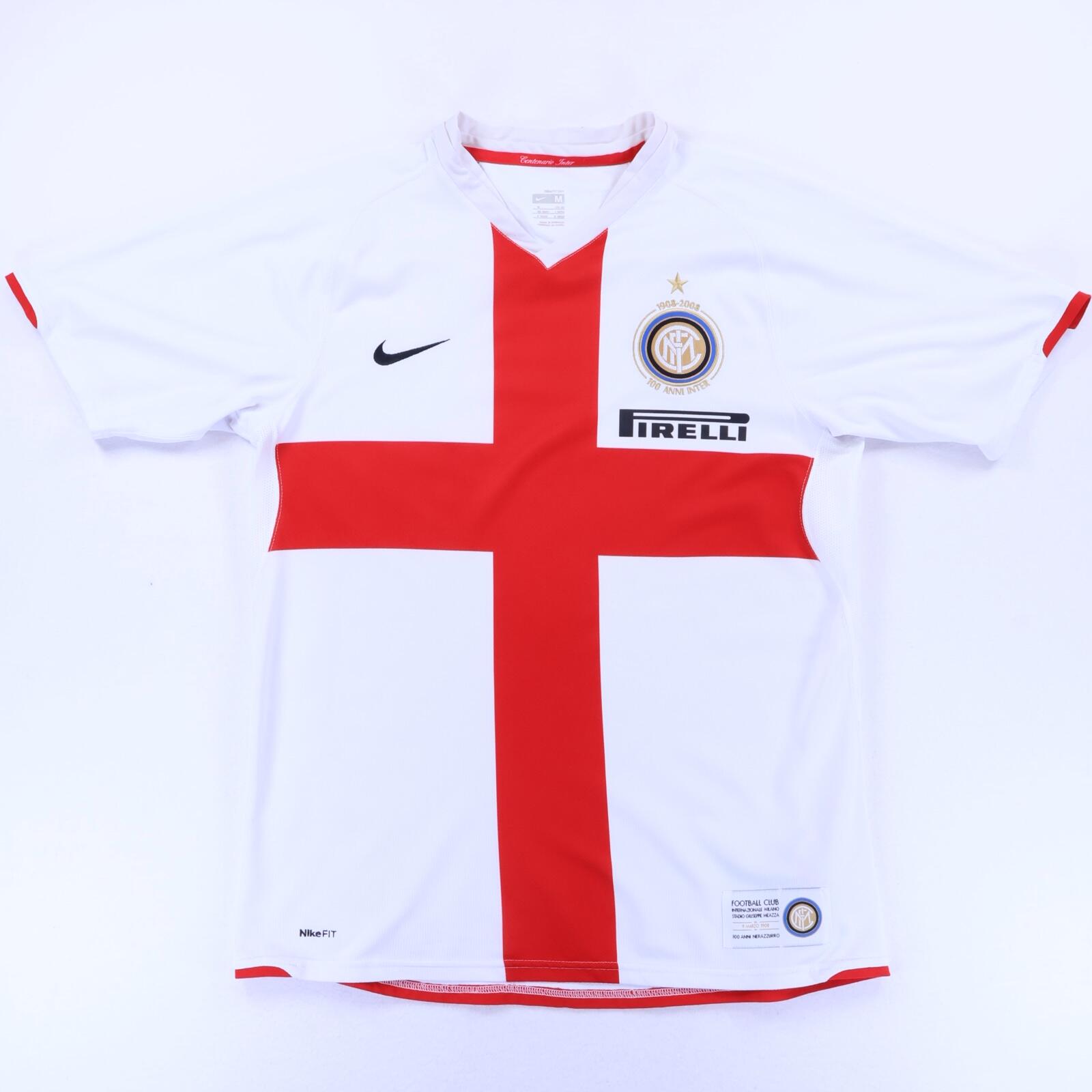 Inter Milan 2007/08 Centenary Away Shirt - M- FRONT