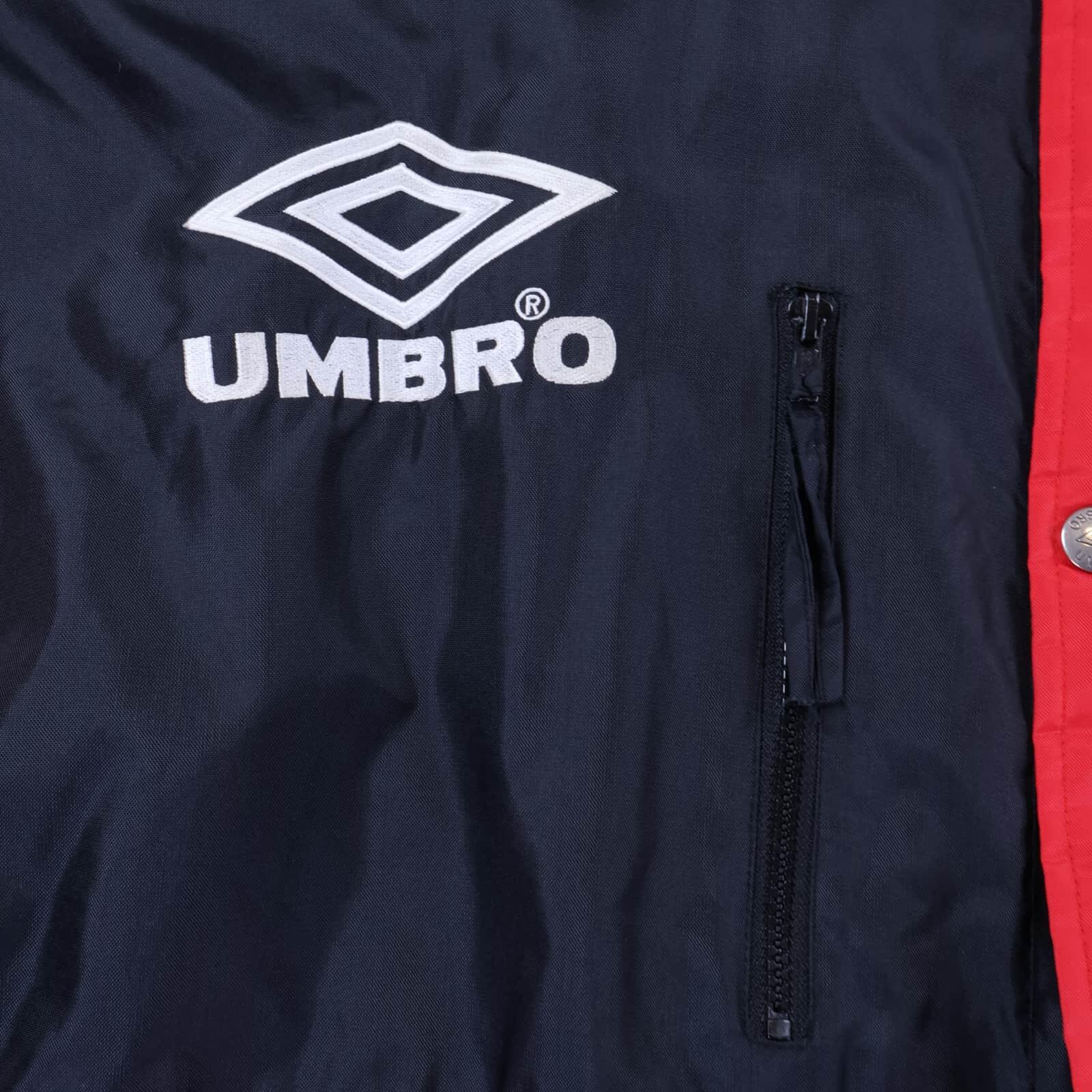 Manchester United 1993/95 Bench Coat - XL- BACK