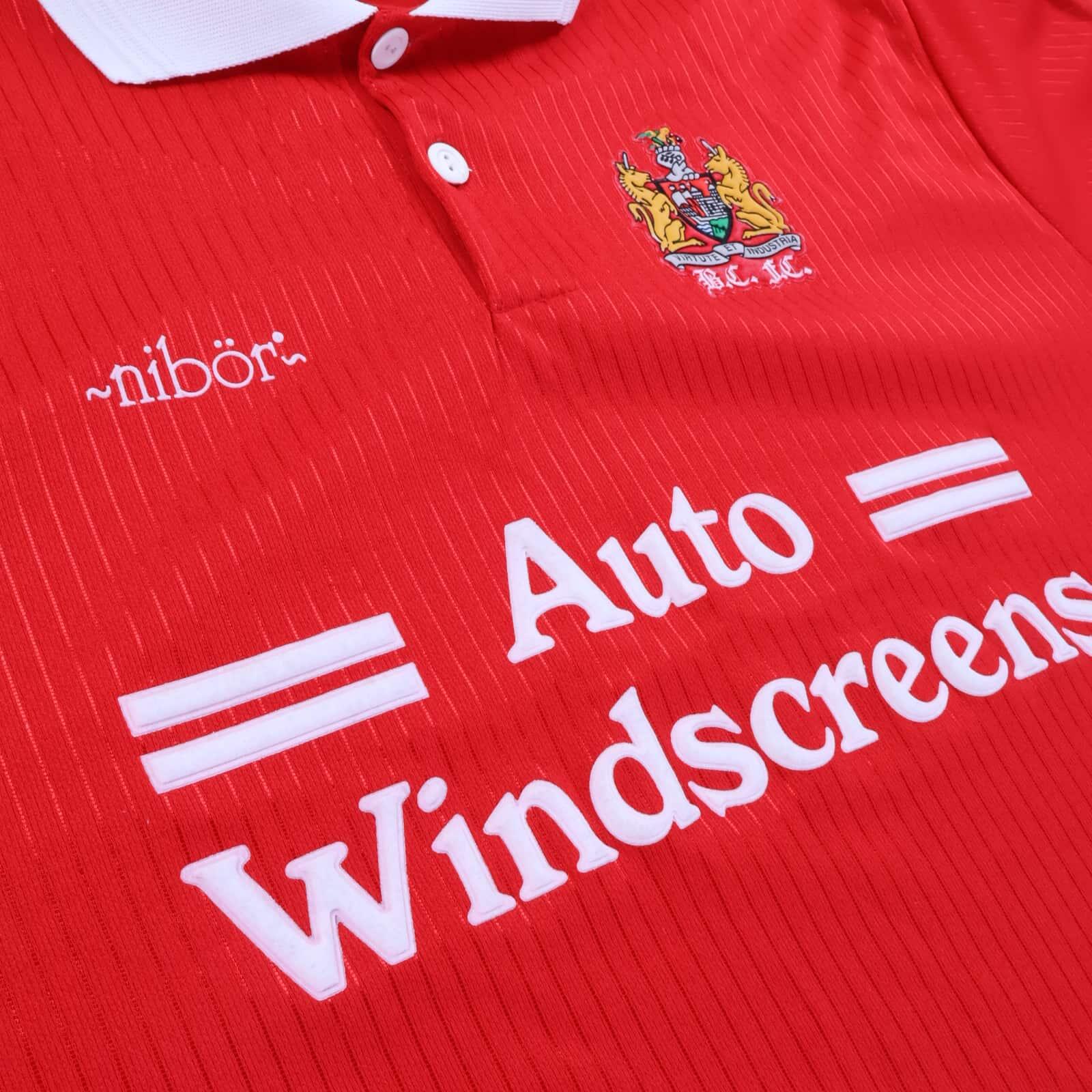 Bristol City F.C 1994/96 Home Shirt - XL- BACK